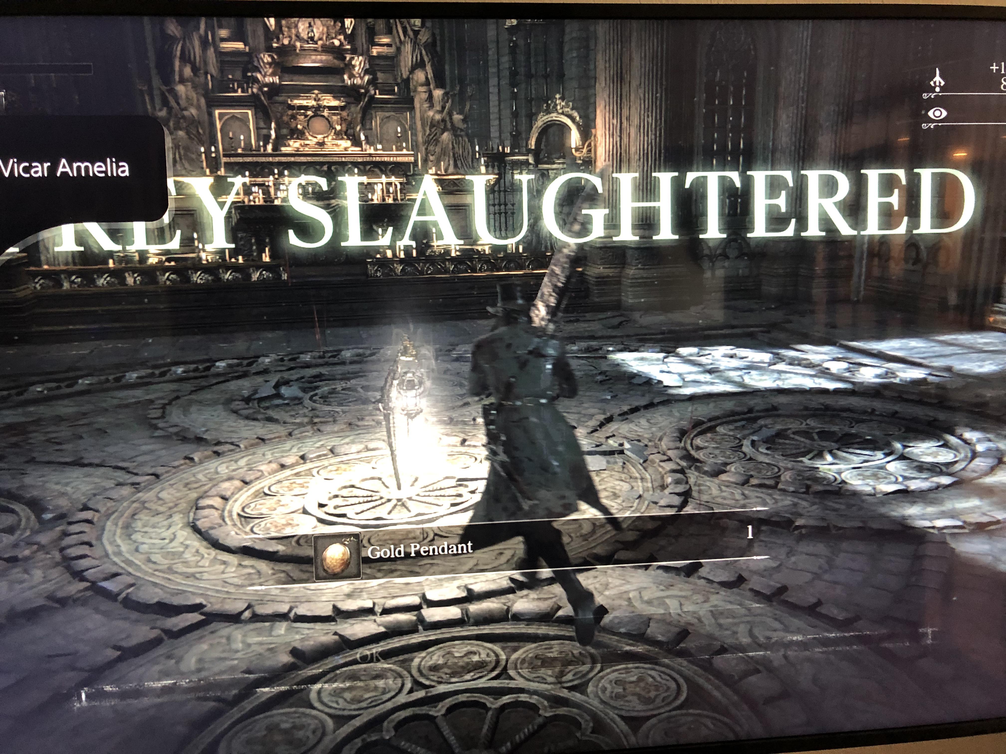 I finally beat vicar amelia on my 7th try r/bloodborne