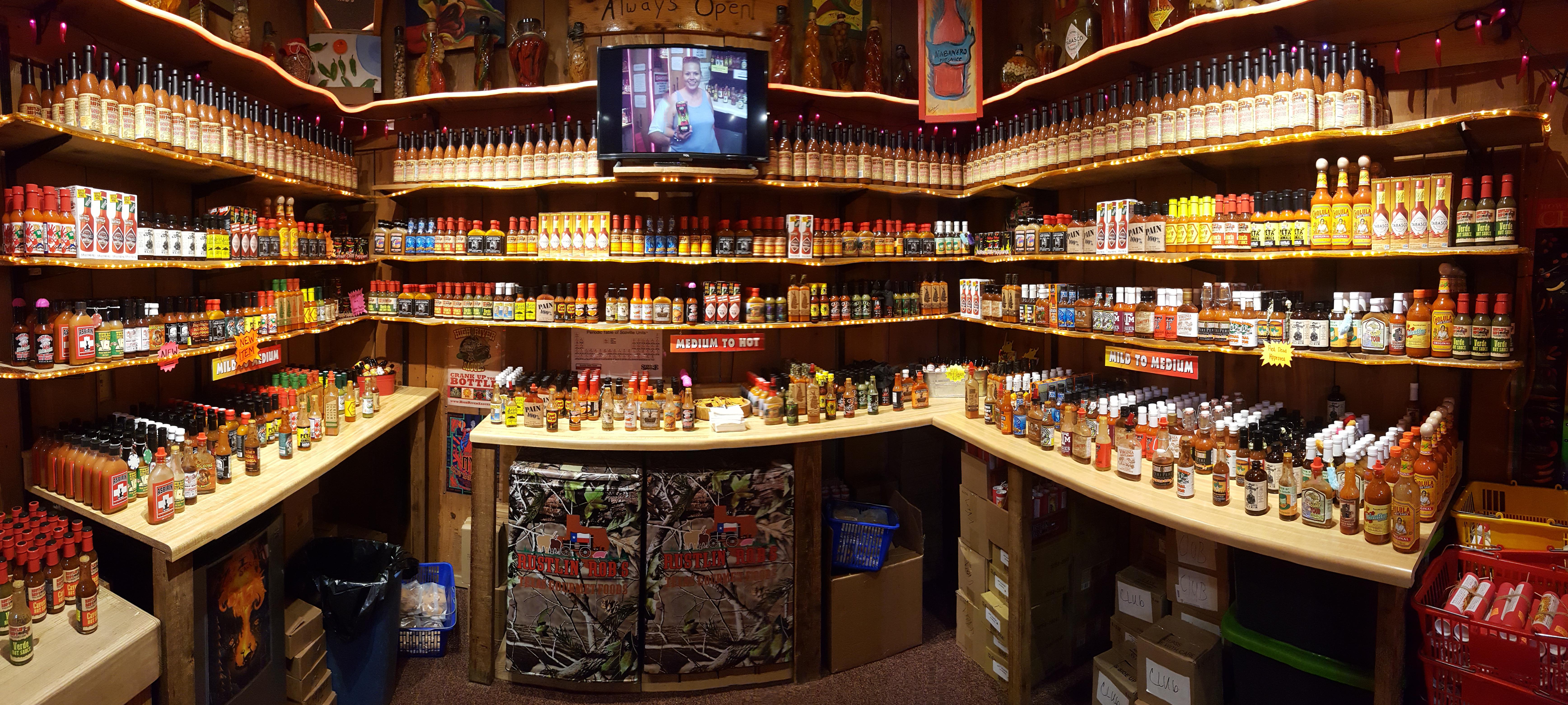 Rustlin' Rob's Hot Sauce Room, Fredericksburg, Tx r/hotsauce