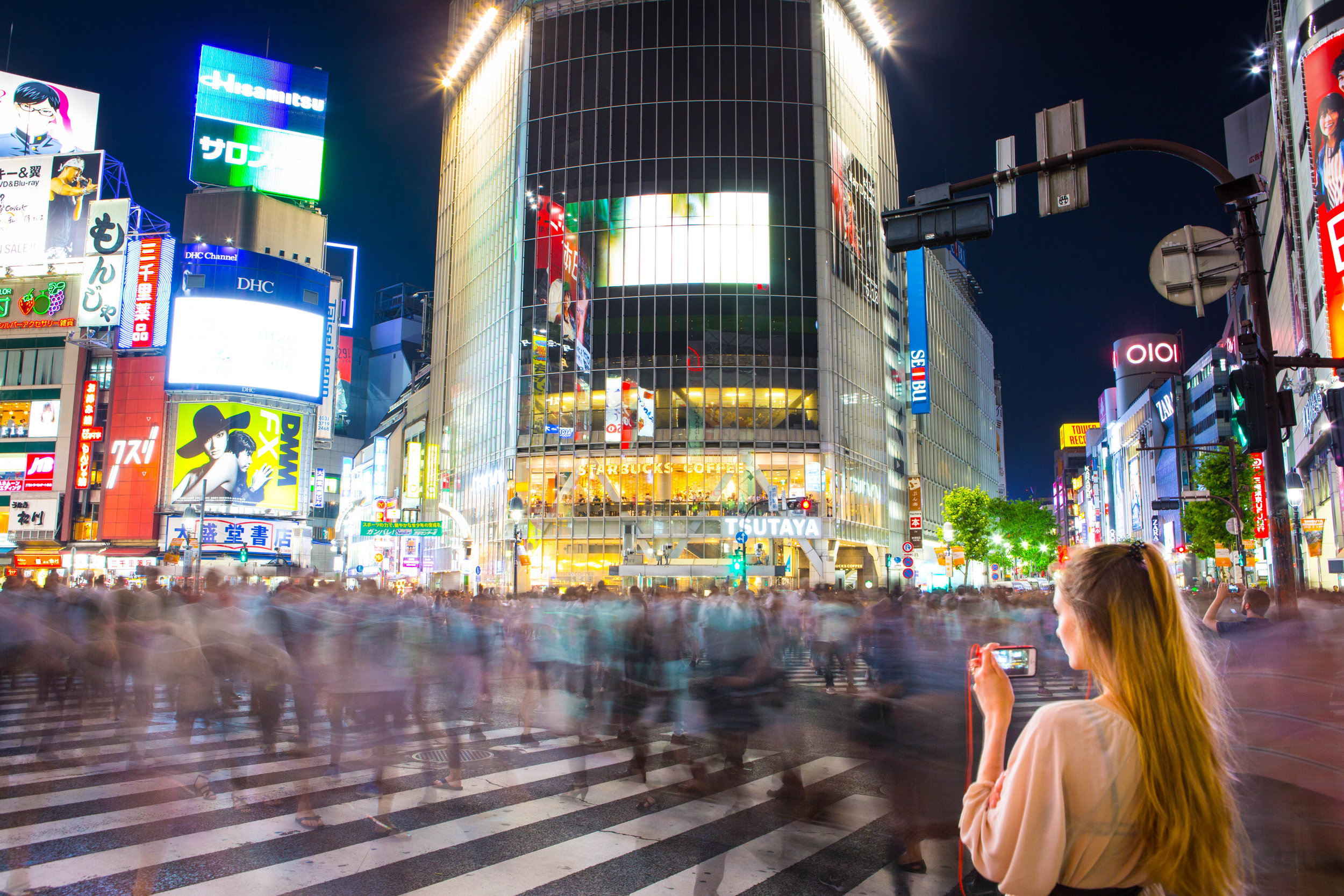 Interesting Photo of the Day Long Exposure at Shibuya Crossing