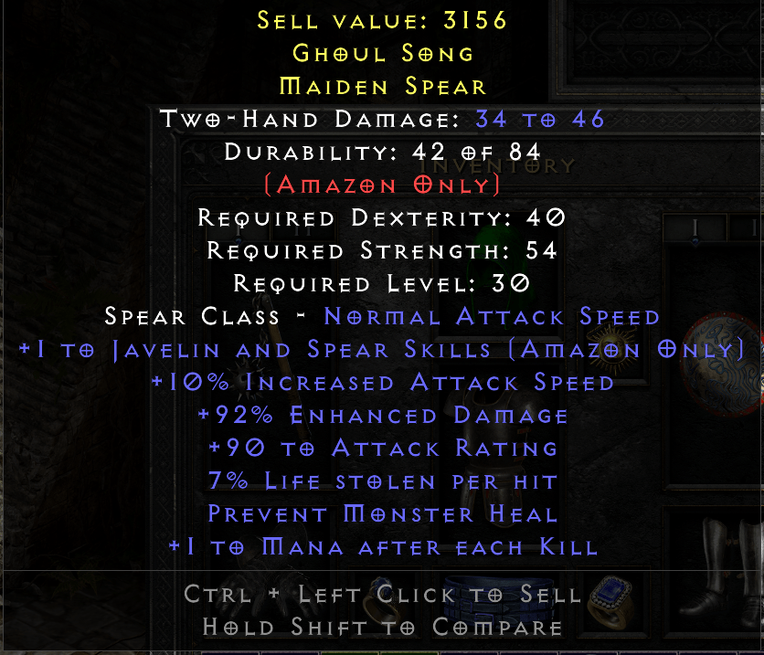 Is this a good LLD Javelin? r/Diablo_2_Resurrected