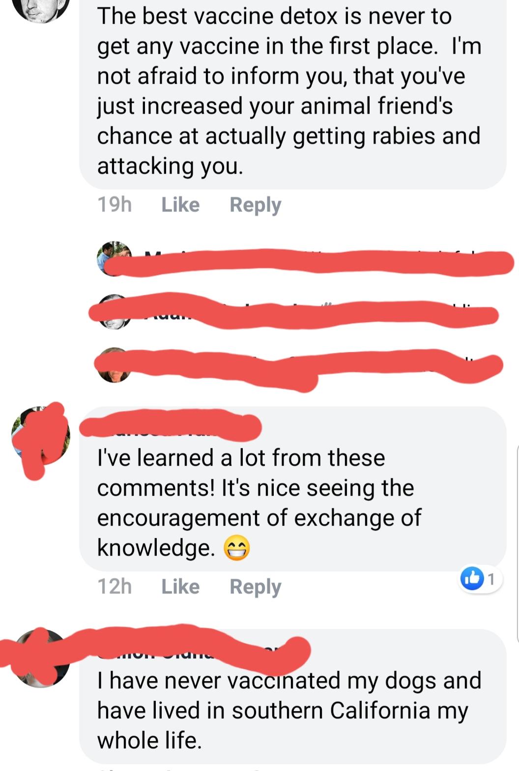 More idiots advocating to NOT vaccinate your dogs, and even state that
