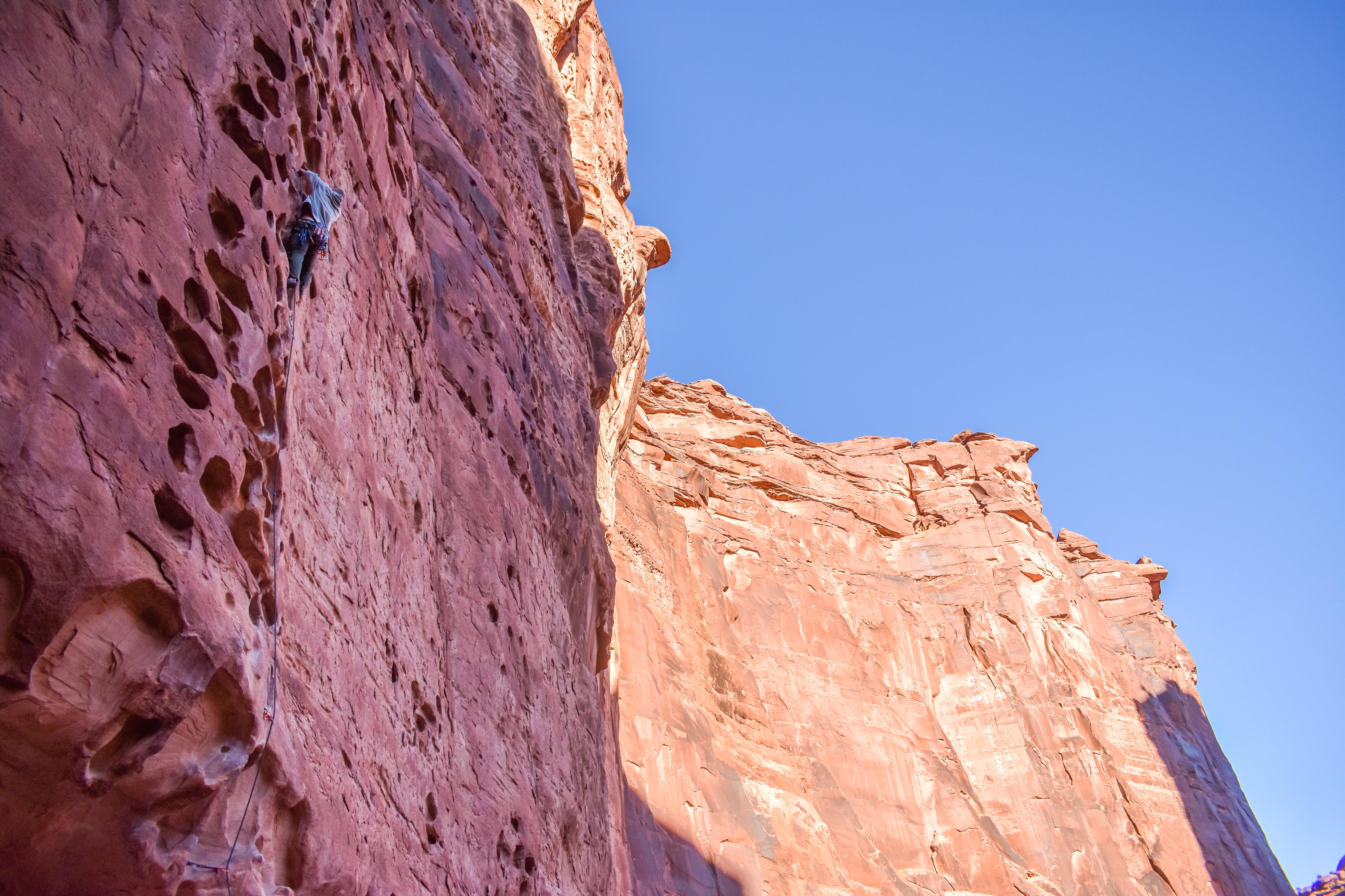 My favorite picture from a recent trip to Moab r/climbing