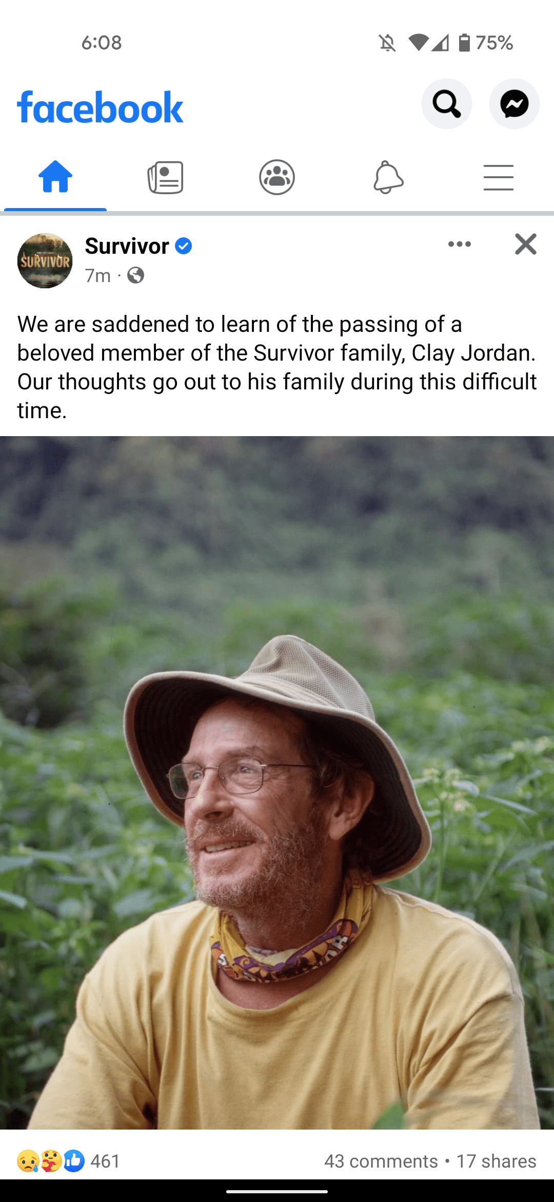 Clay Jordan from Survivor Thailand has passed away survivor