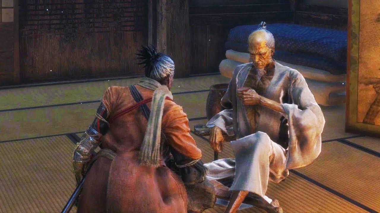 Sekiro is the best game because you can give isshin sake for different