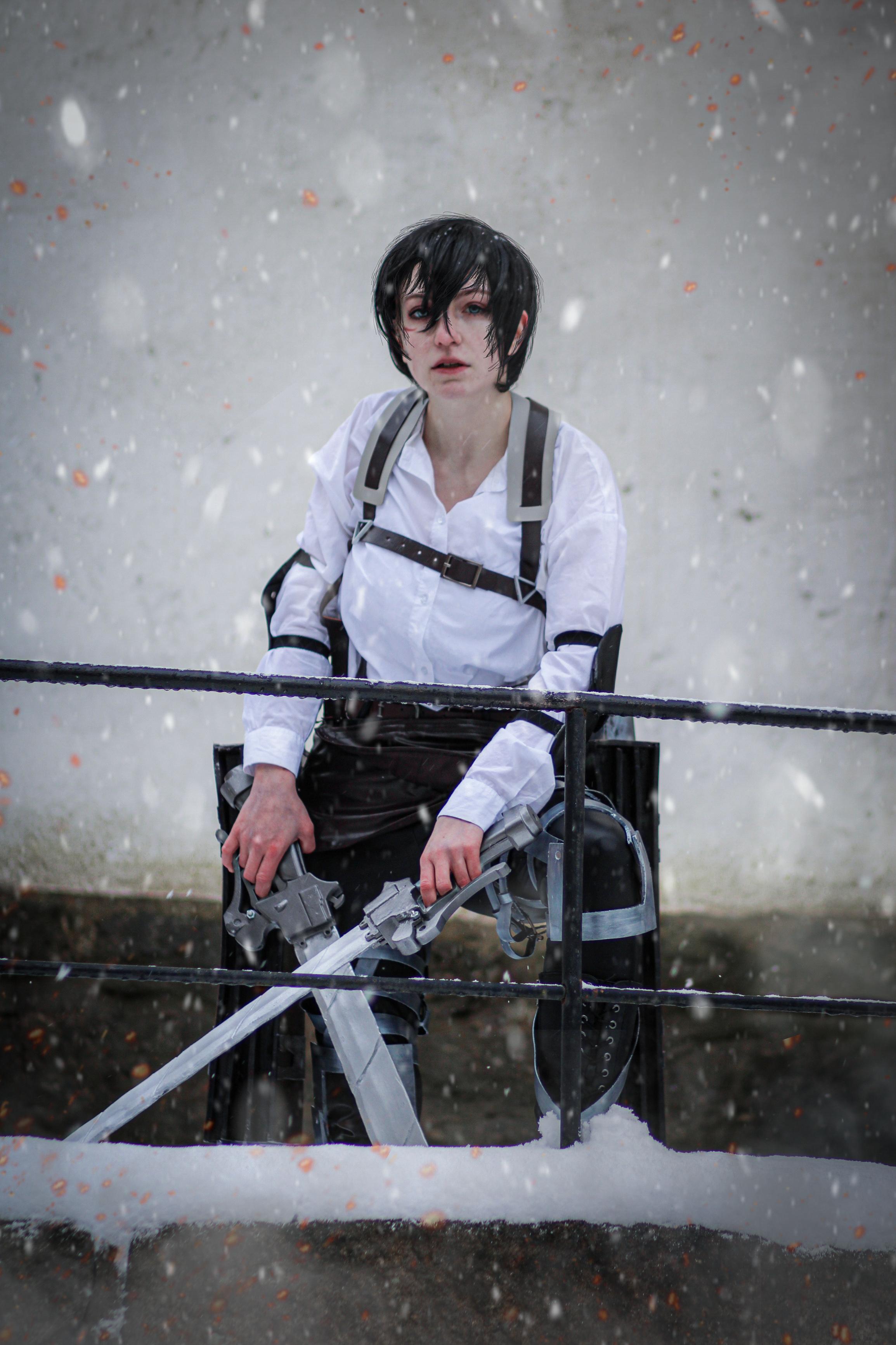 My Mikasa cosplay from the final season r/ShingekiNoKyojin