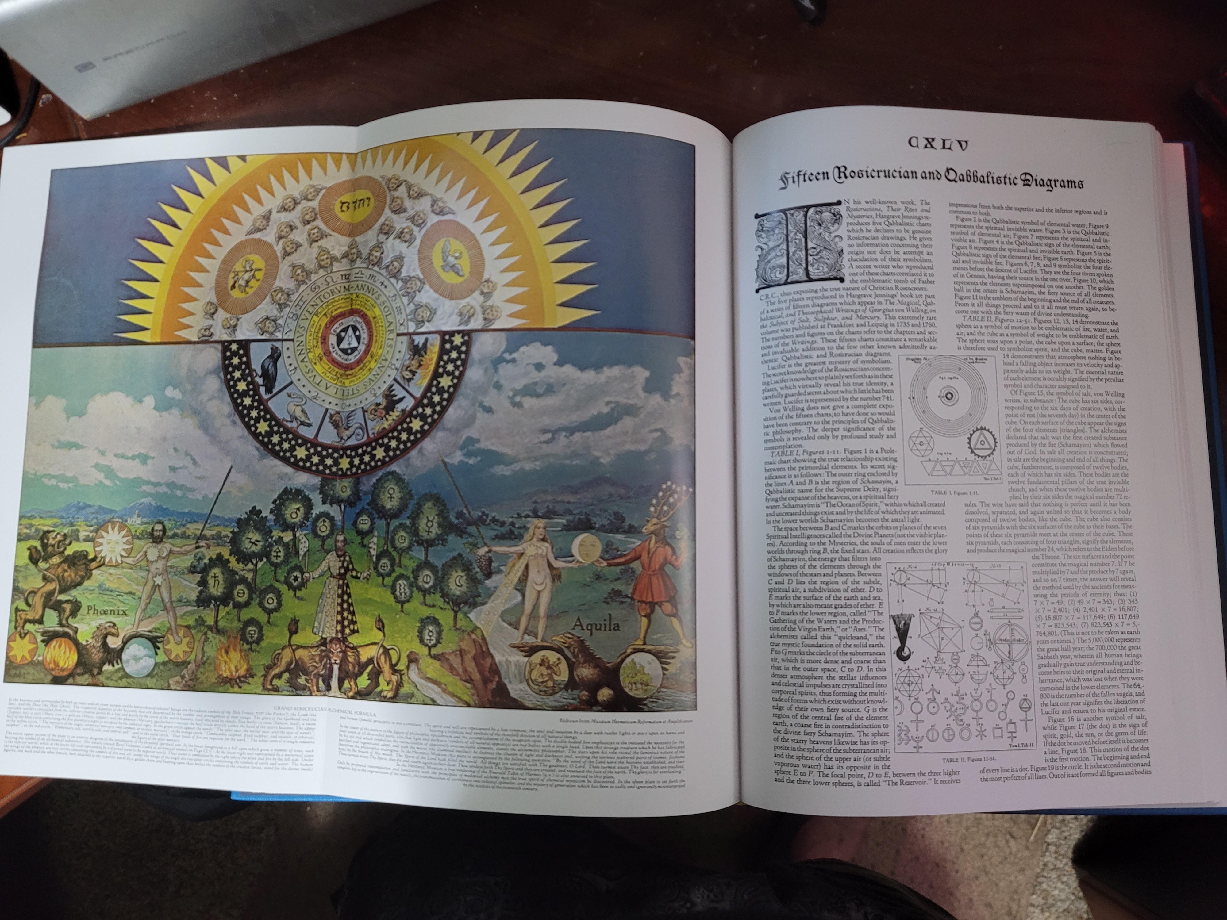 This is the fold out image within the jubilee edition of Manly P Halls