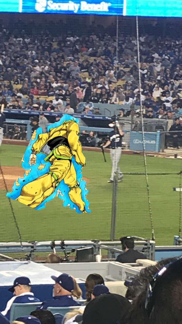Went to a baseball game today so I did this r/ShitPostCrusaders
