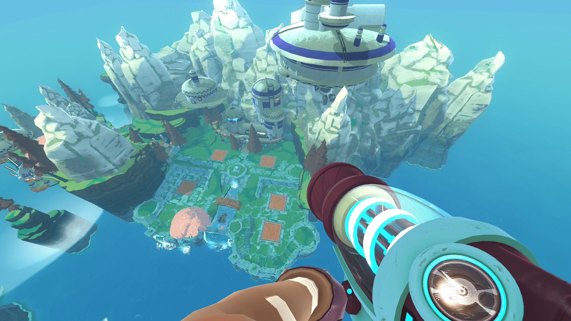 the Nimble Valley mansion, from on high r/slimerancher