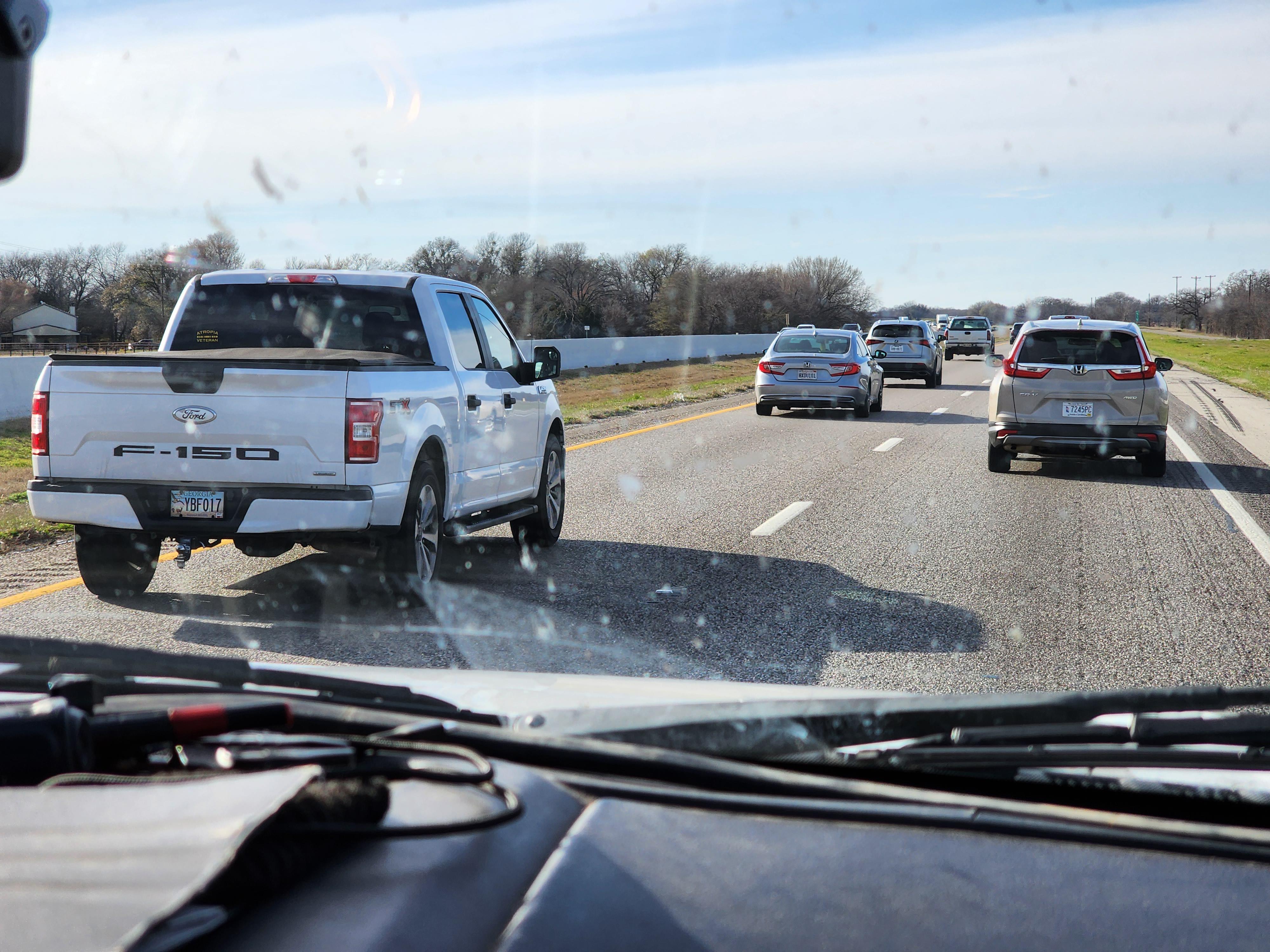 How many different license plates can you get in one photo (TX, CA, SC, GA) r/pics