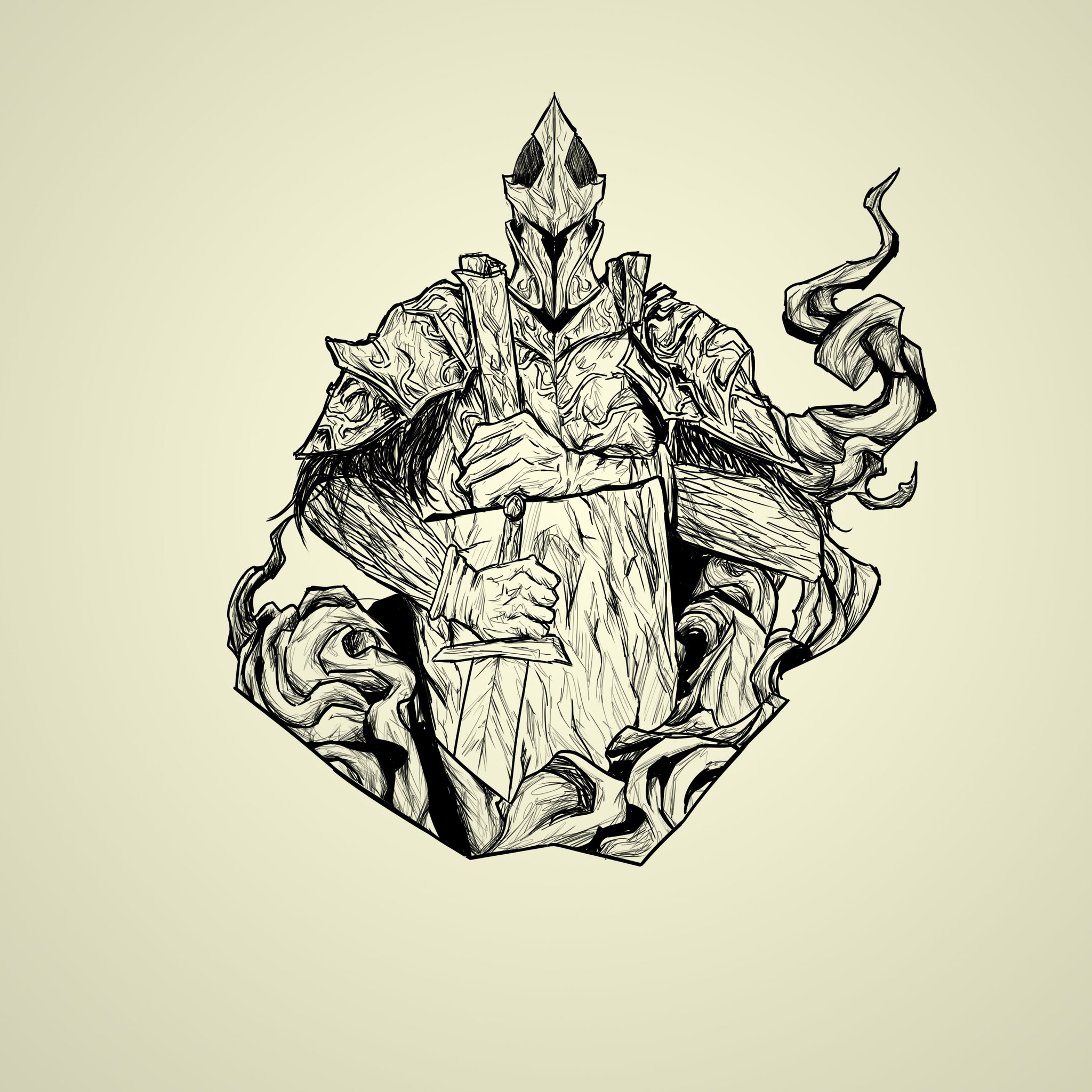 Fume knight artwork r/DarkSouls2
