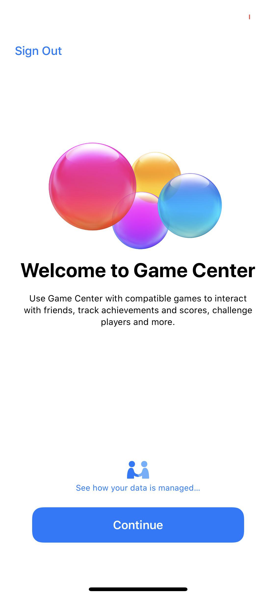 [Feature] New Game Center Spash screen when opening some games. Also