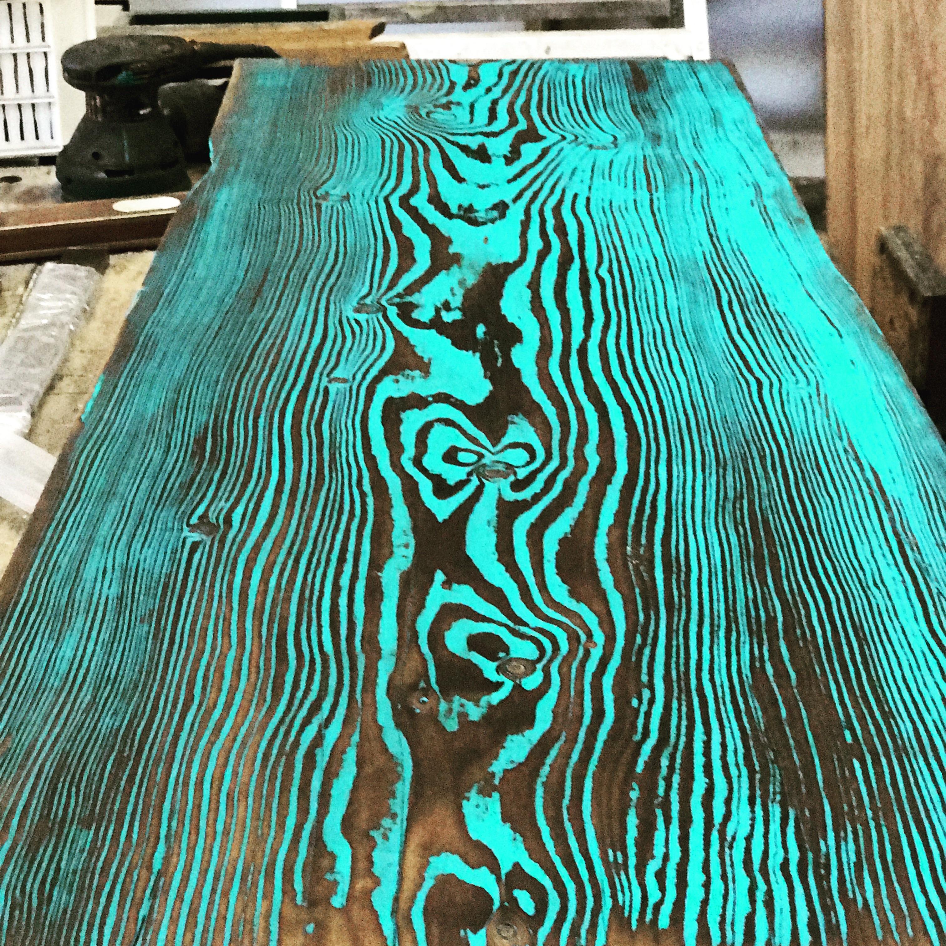 Shou Sugi Ban coffee table I’m currently building. woodworking