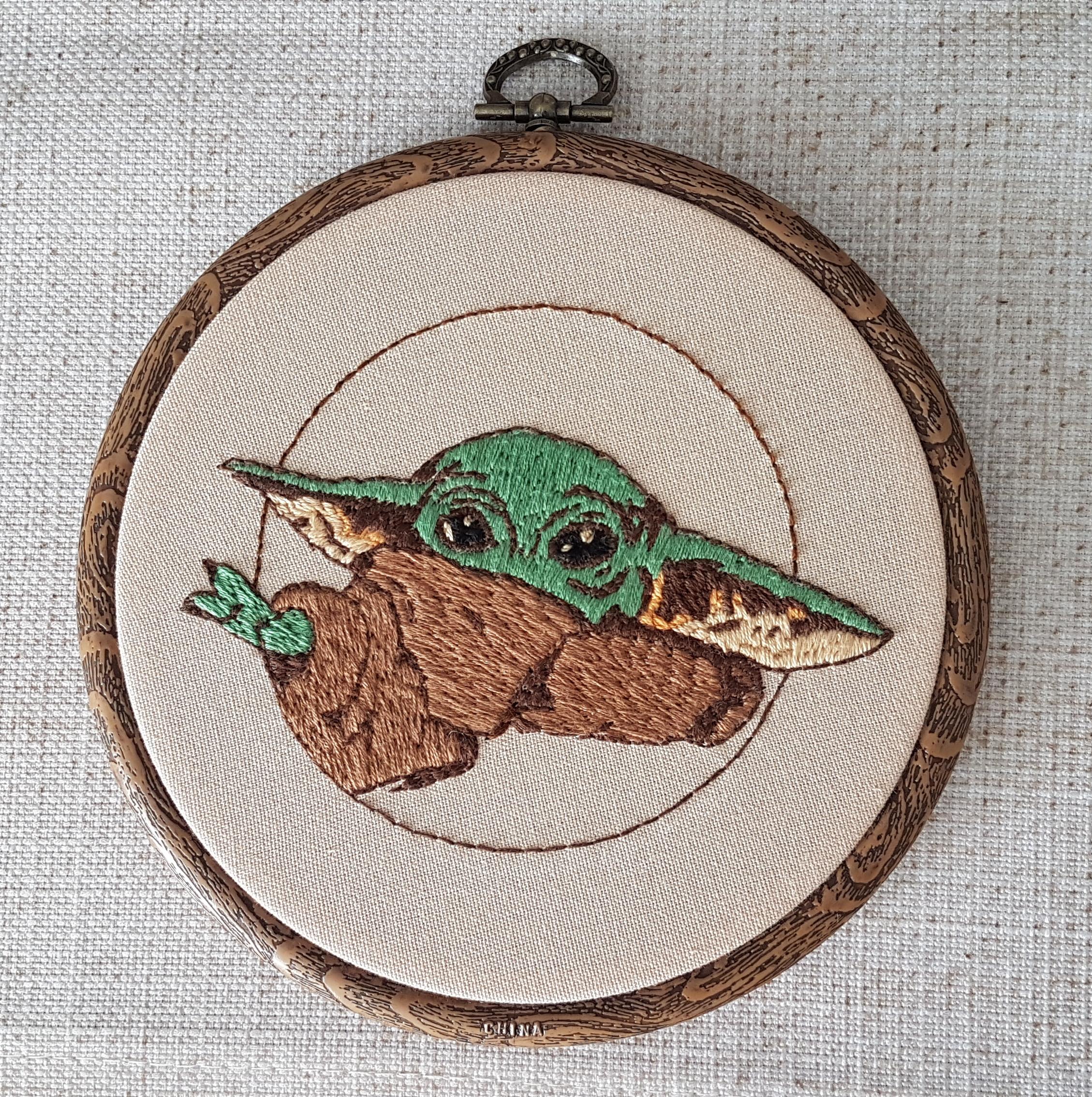 Baby Yoda r/Embroidery