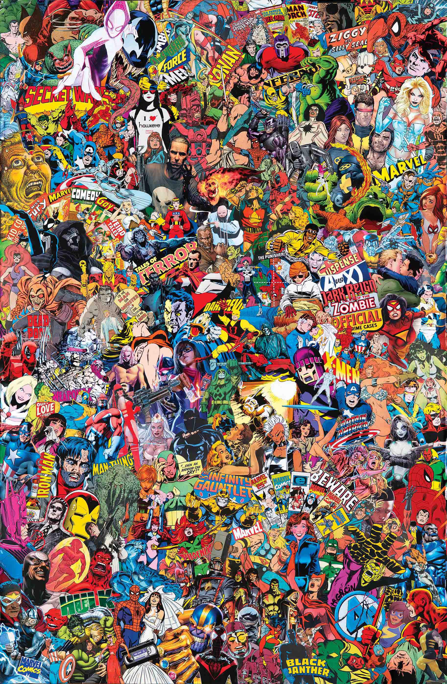 This awesome comic wall that is Marvel Comics 1000. r/Marvel