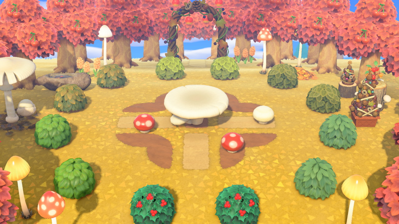 I've made a seasonal garden with a giant shrub calendar. Every 2 months