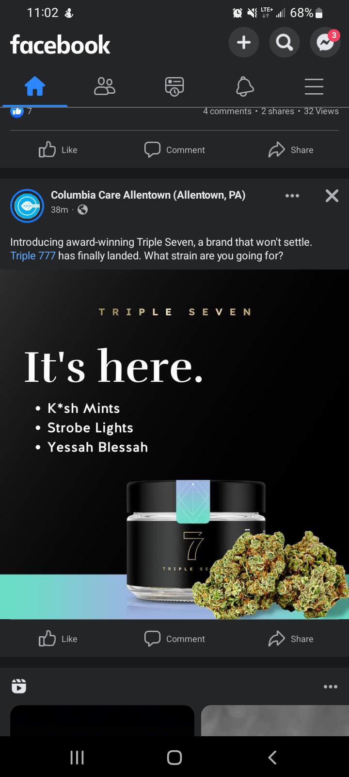 looks like another new brand? triple 777. but is it? gleaf does yessah