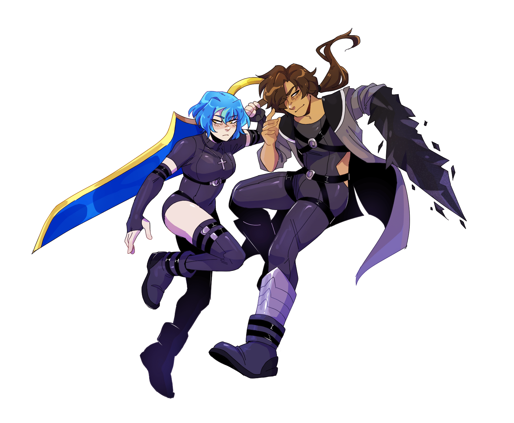 A commission I ordered recently of Vin (My fanfiction's protag) and