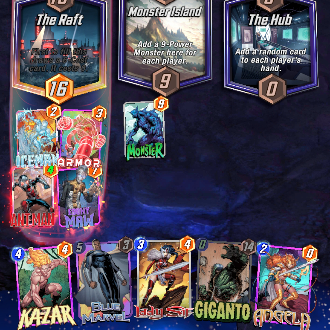 Second time this week that I fill The Raft, on the left location, and