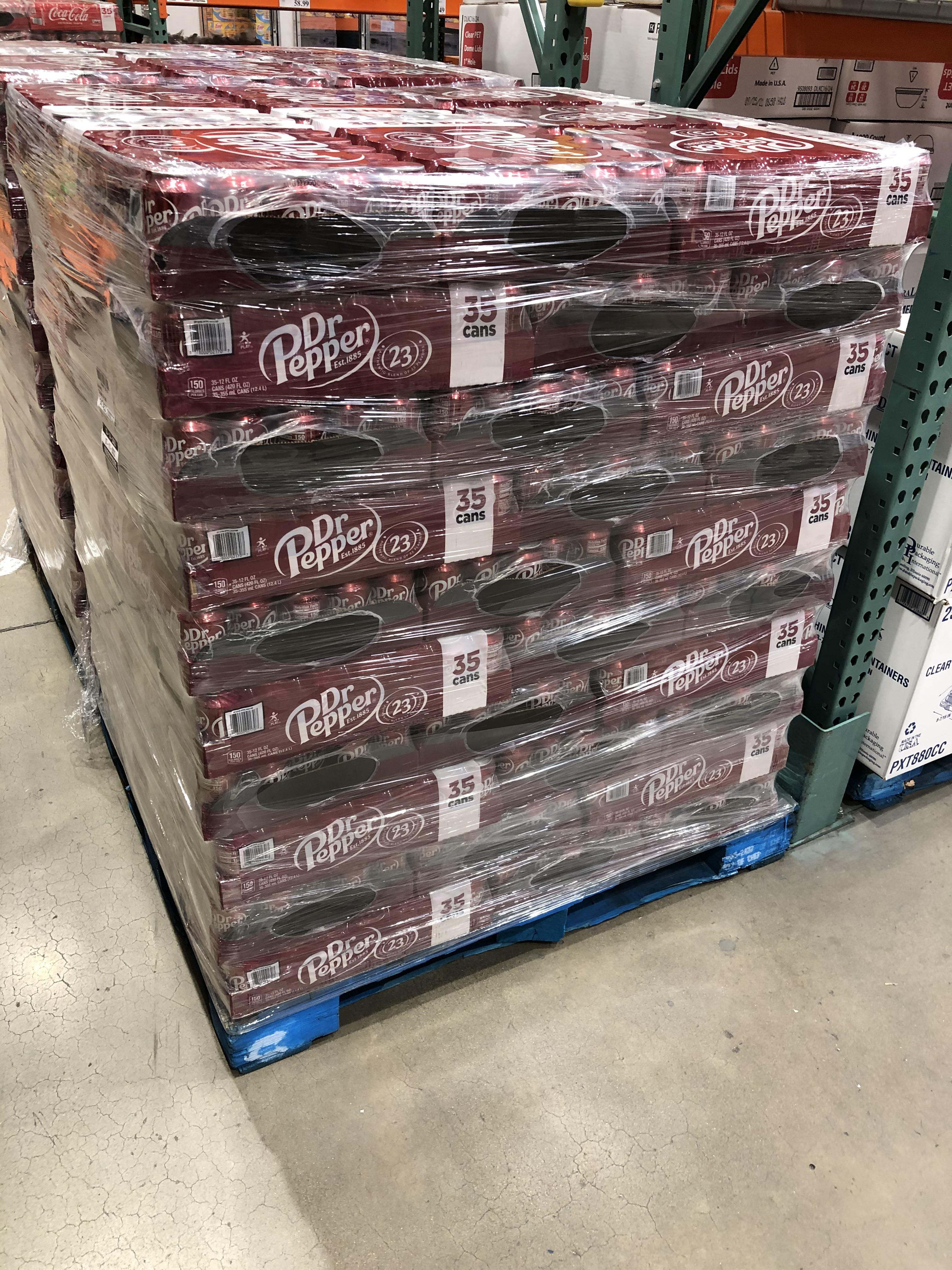 How long would it take you to finish this pallet? r/DrPepper