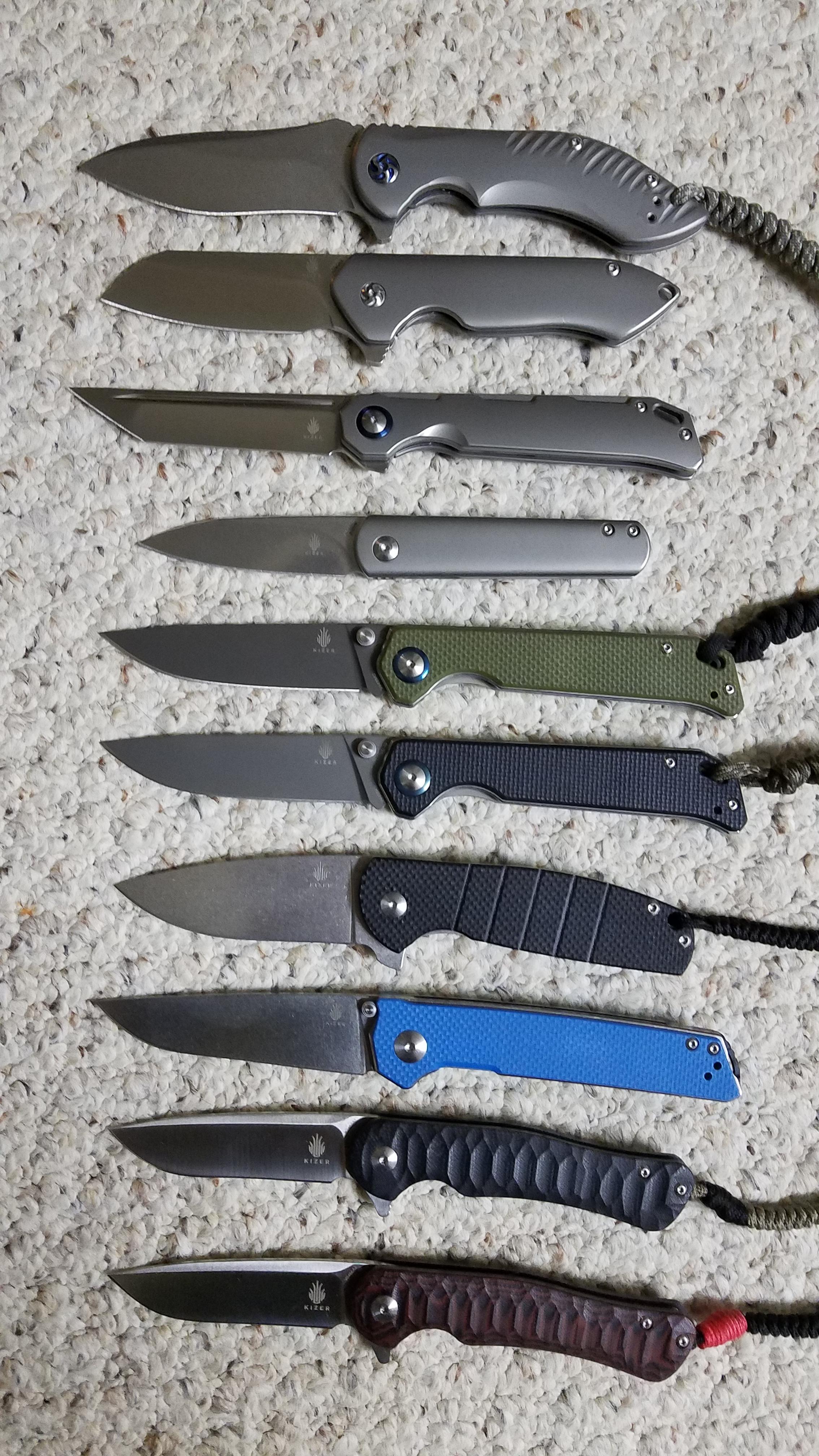 Partial SOTC 3 Kizer Knives r/knives