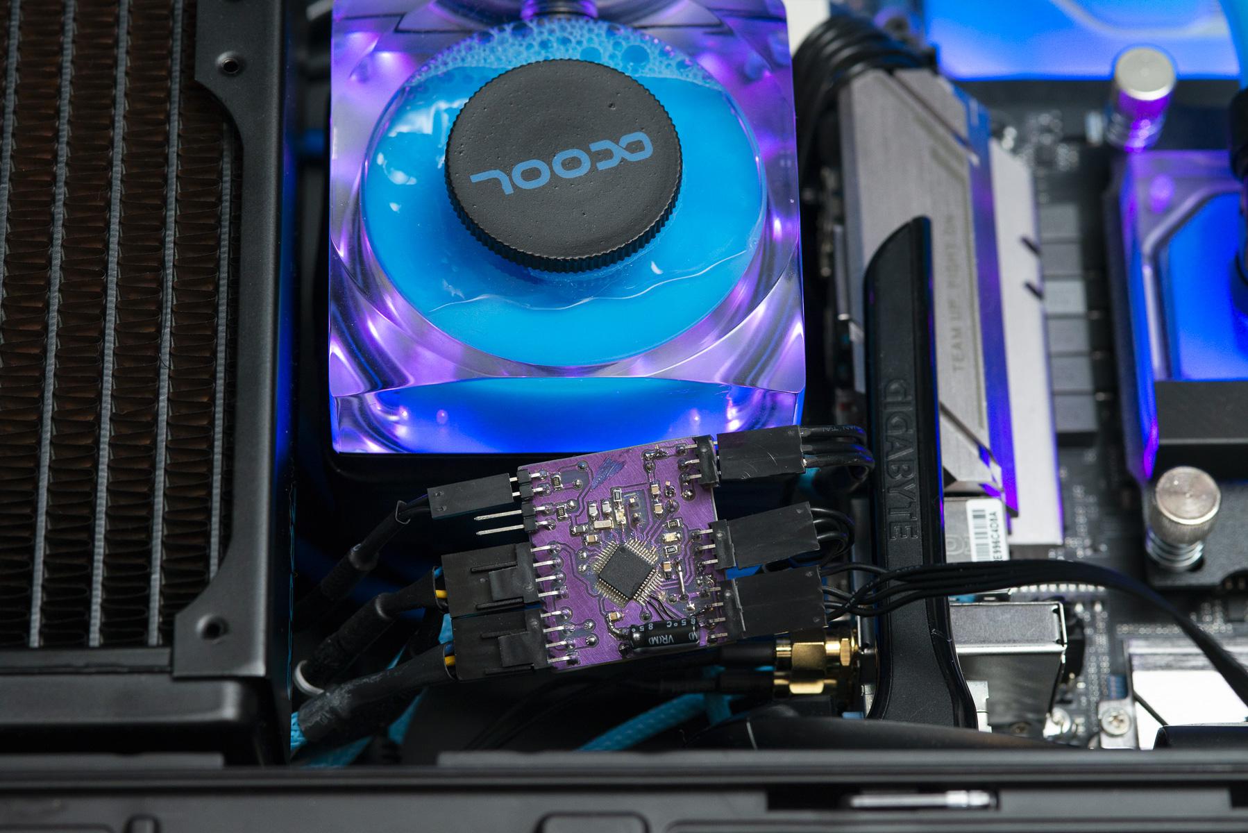 Completed DIY water fan controller (more pictures in comments) r