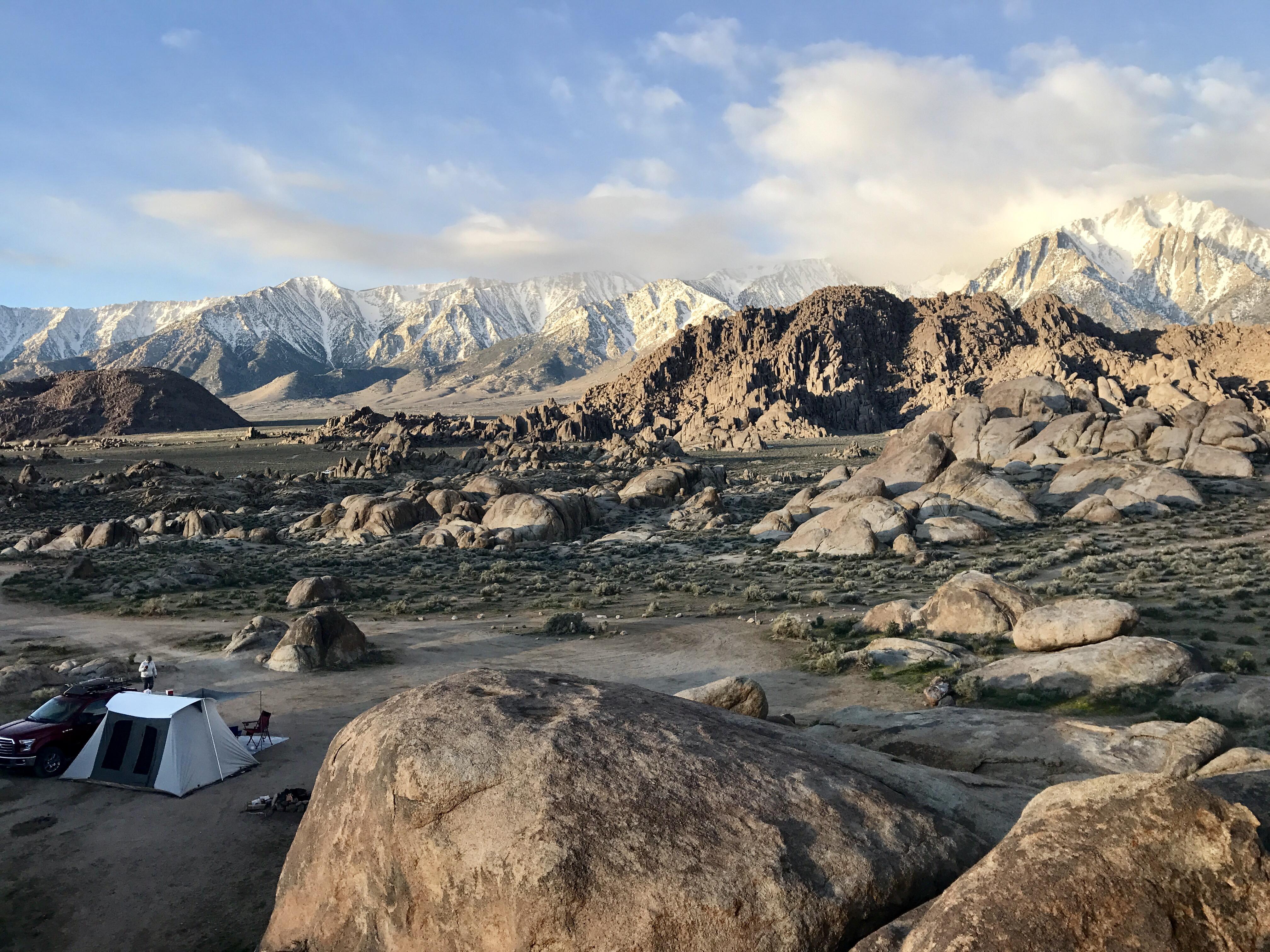 It was a chilly morning at Alabama Hills (Lone Pine, CA) r/camping