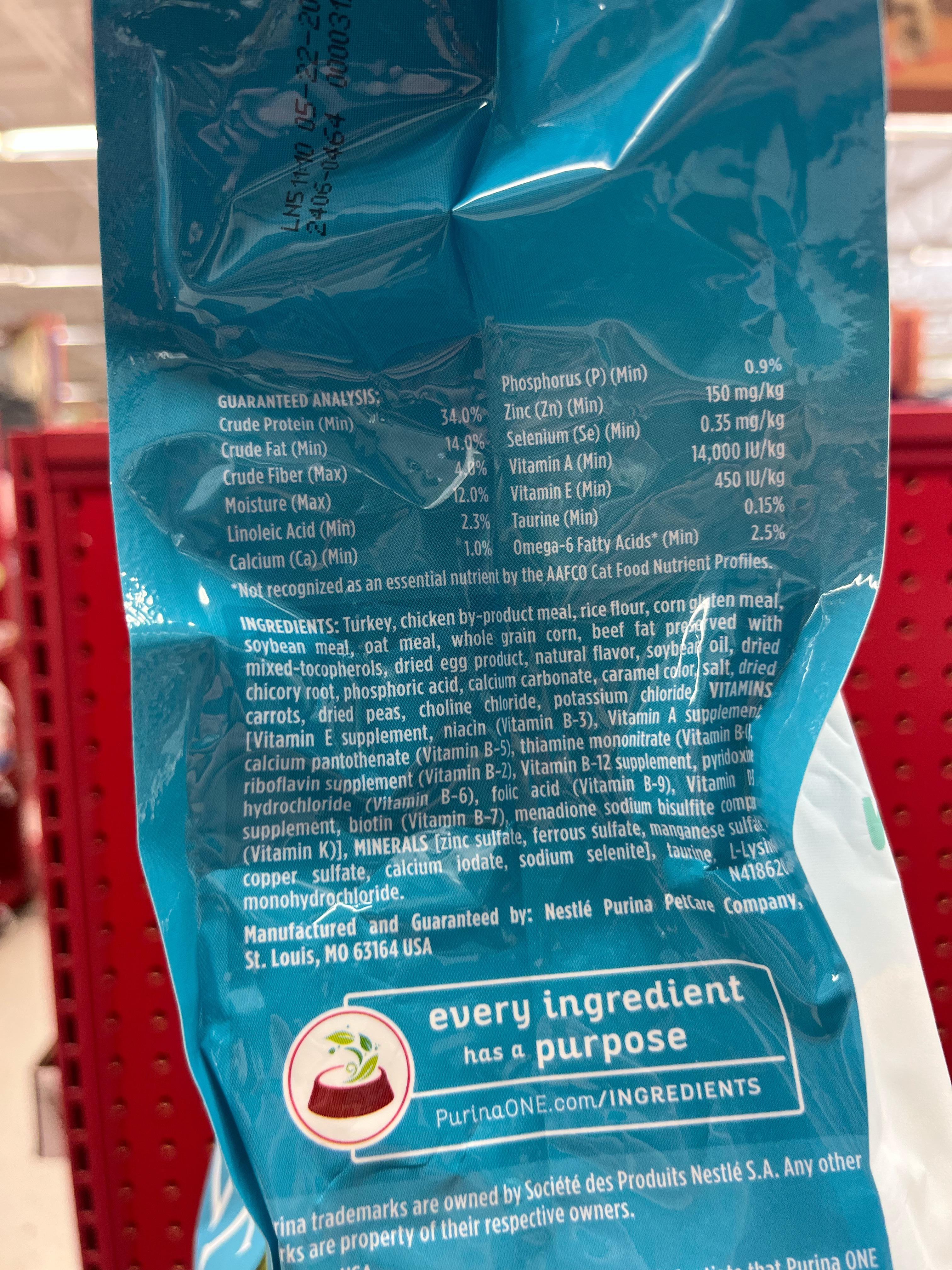 Food Purina One Sensitive Skin & Stomach (is it alright?) r/Hedgehog