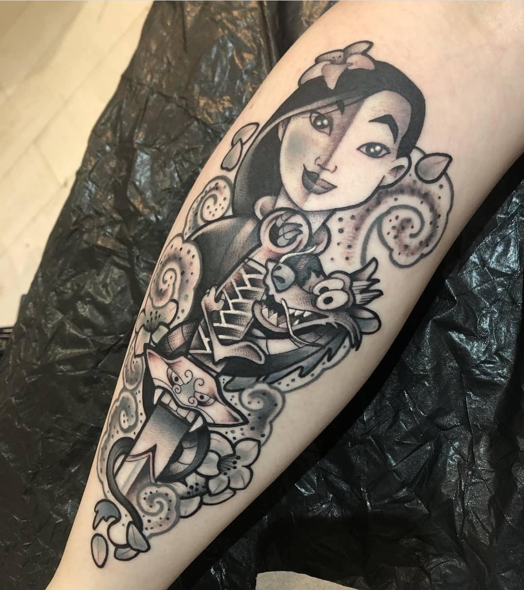 Mulan Done By Lily At Underground In Liverpool💕 : R/Best_Tattoos 1213_x_1078_jpg