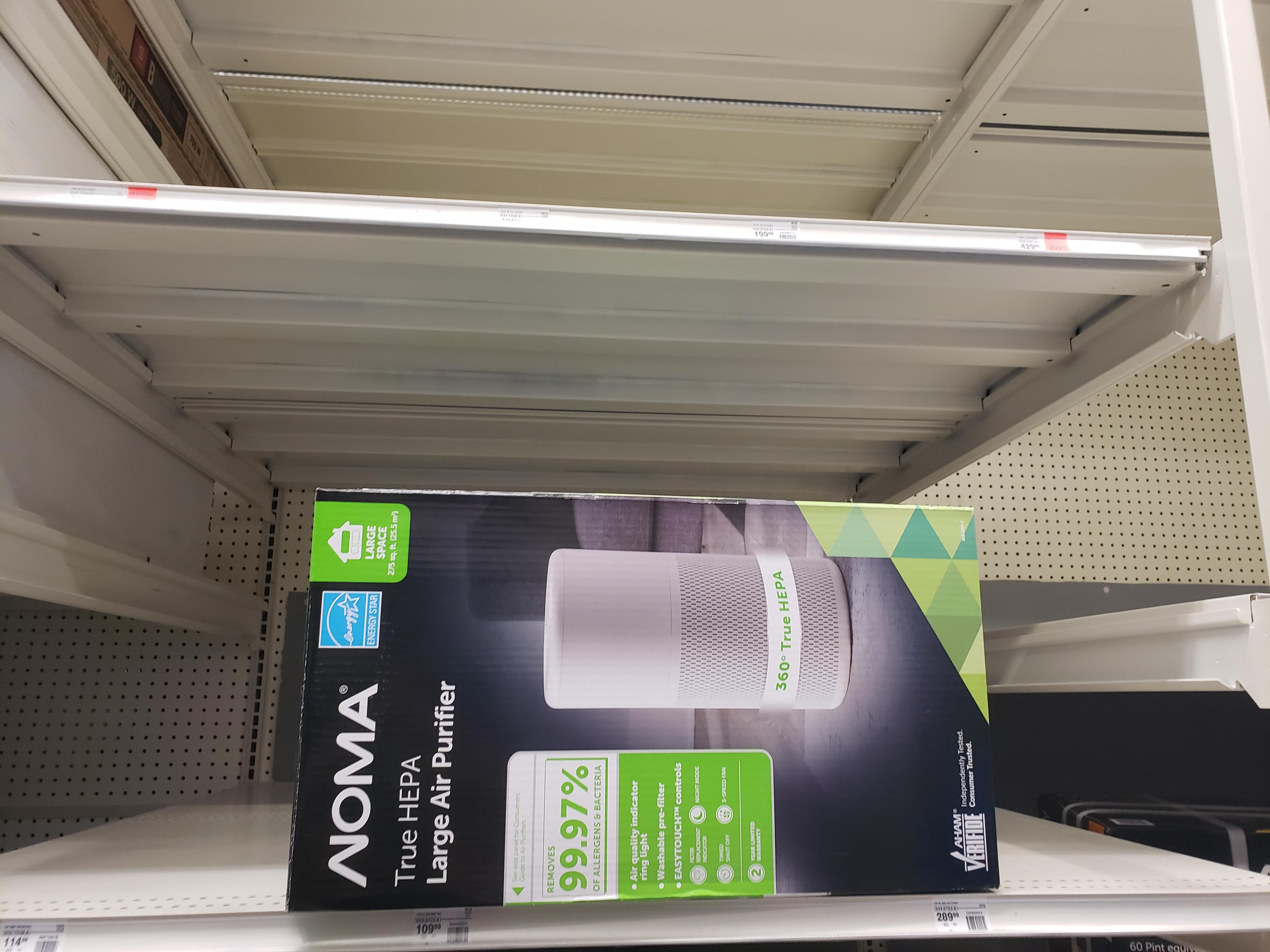 Got the last air purifier at canadian tire. Who's ready for the smoke