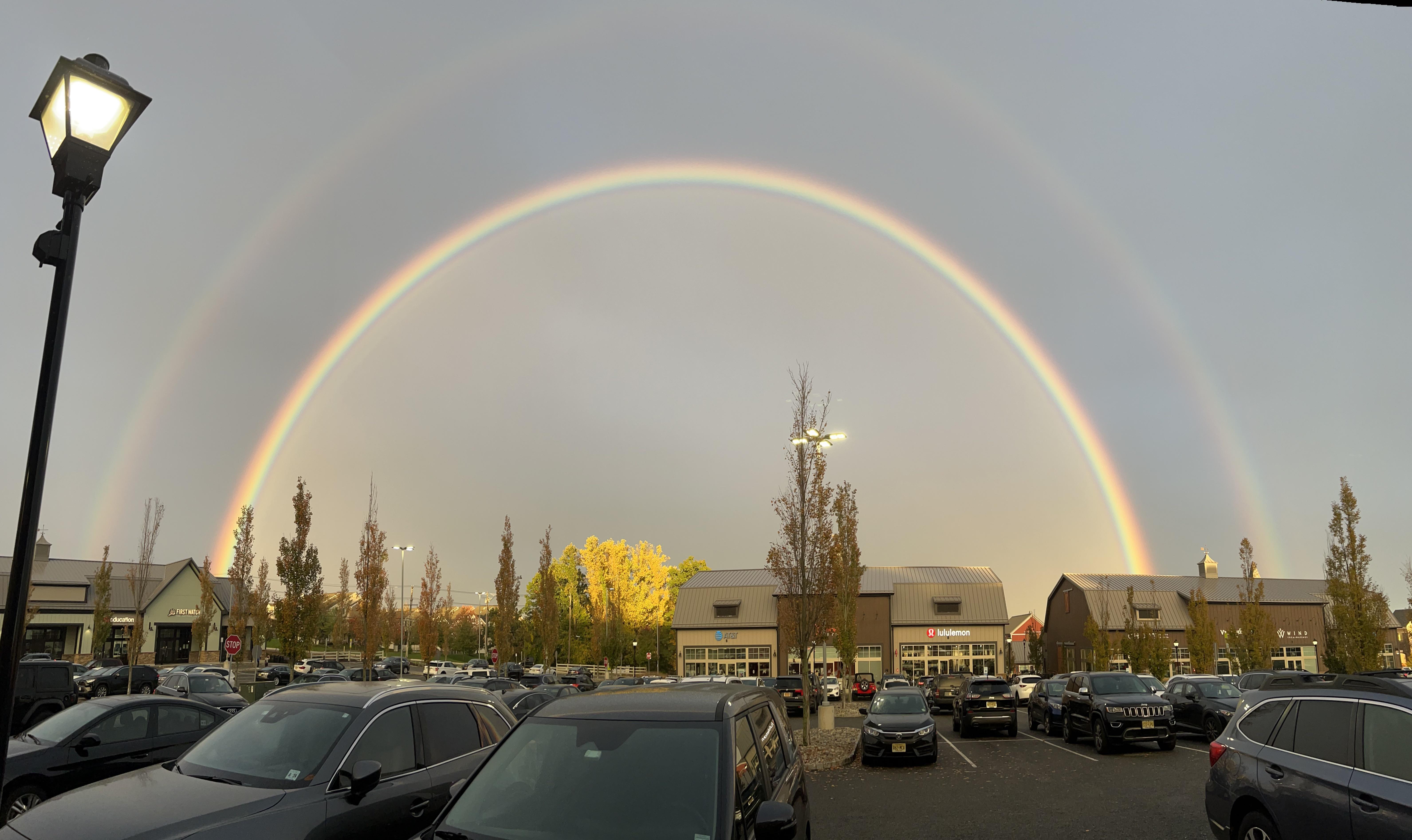 Double Rainbow in Montvale, NJ r/newjersey