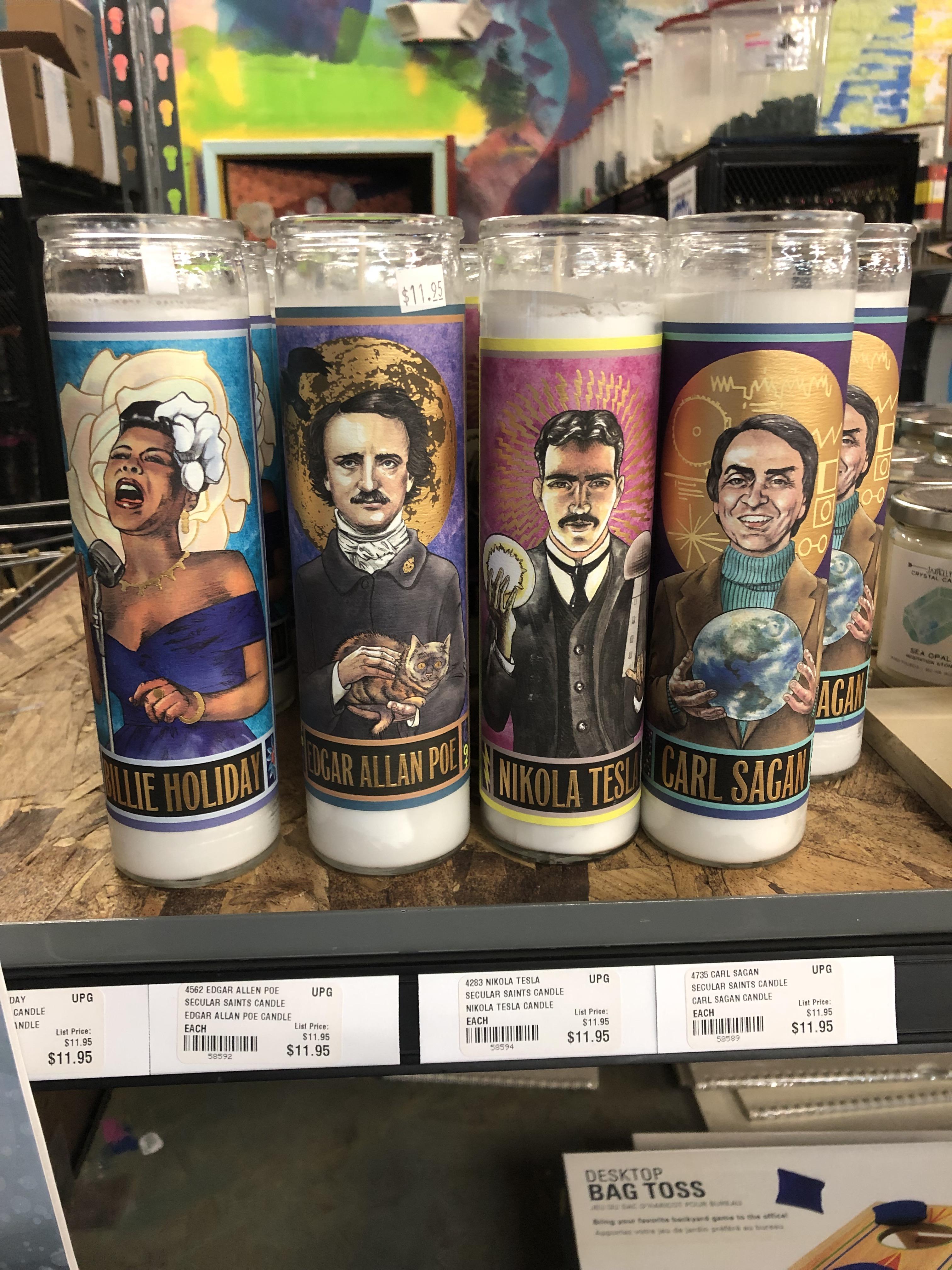 Secular Saint Candles r/pics