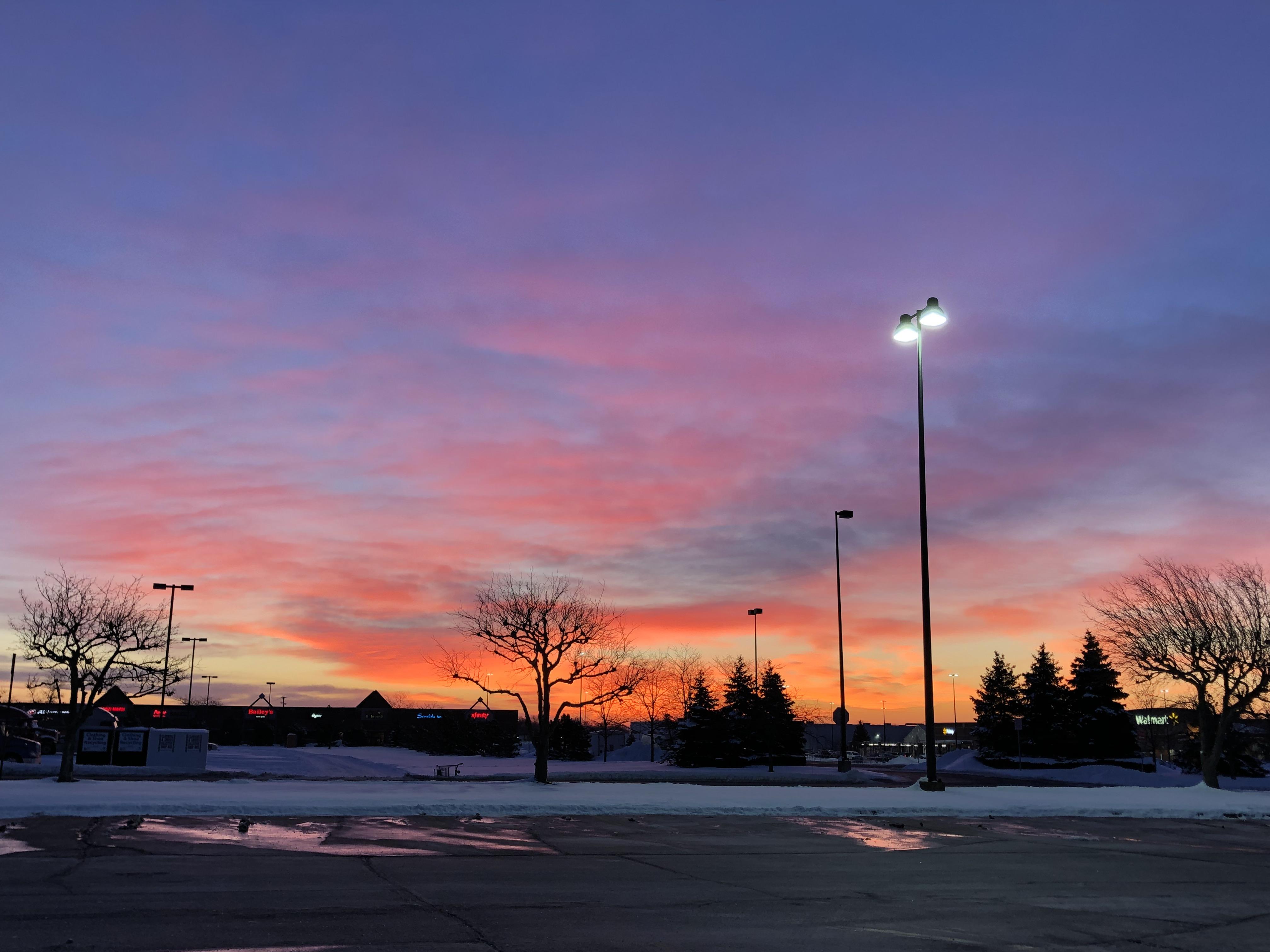Sky this morning in Troy r/Michigan