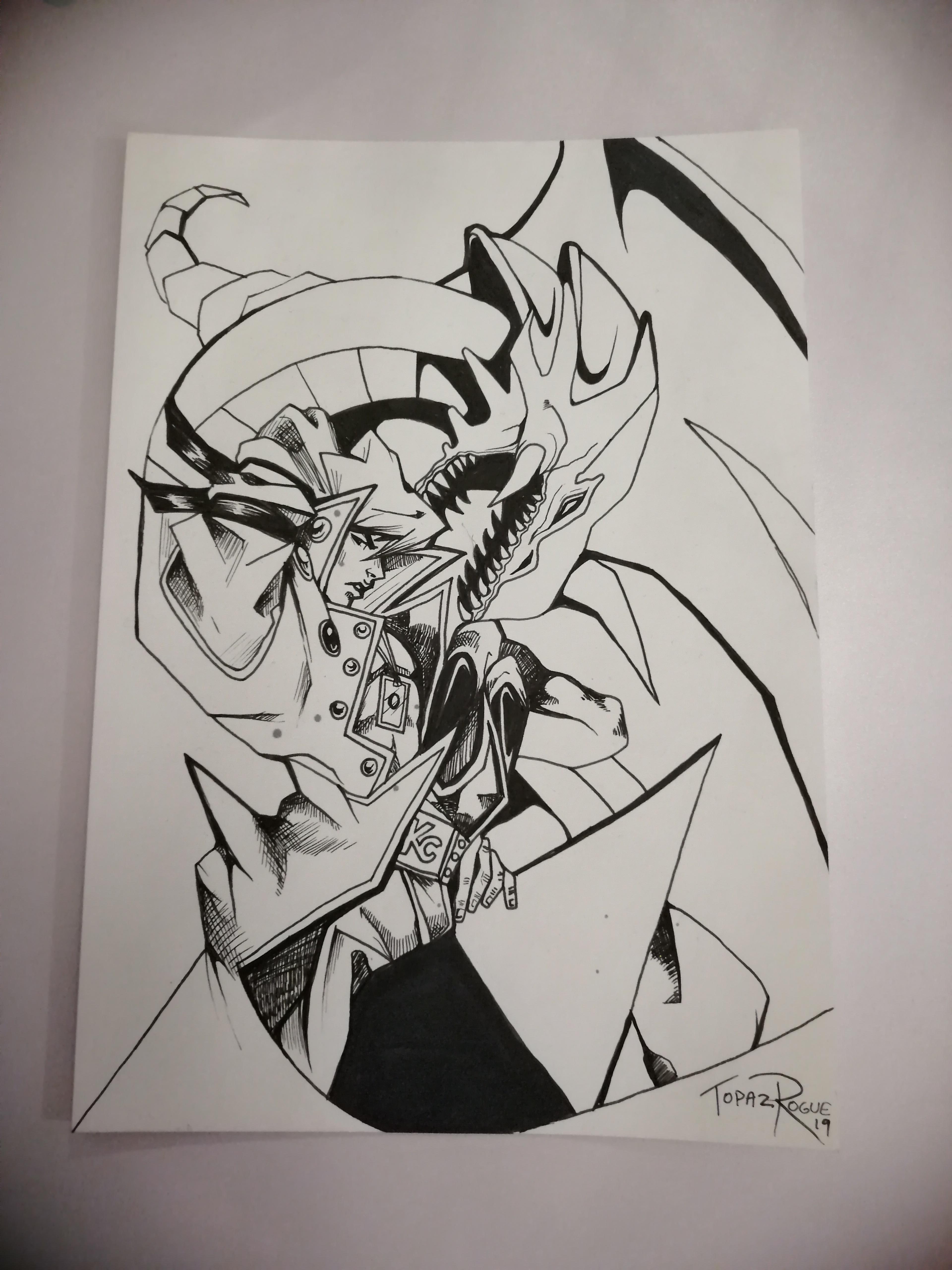 jjbastyle Kaiba sketch yugioh