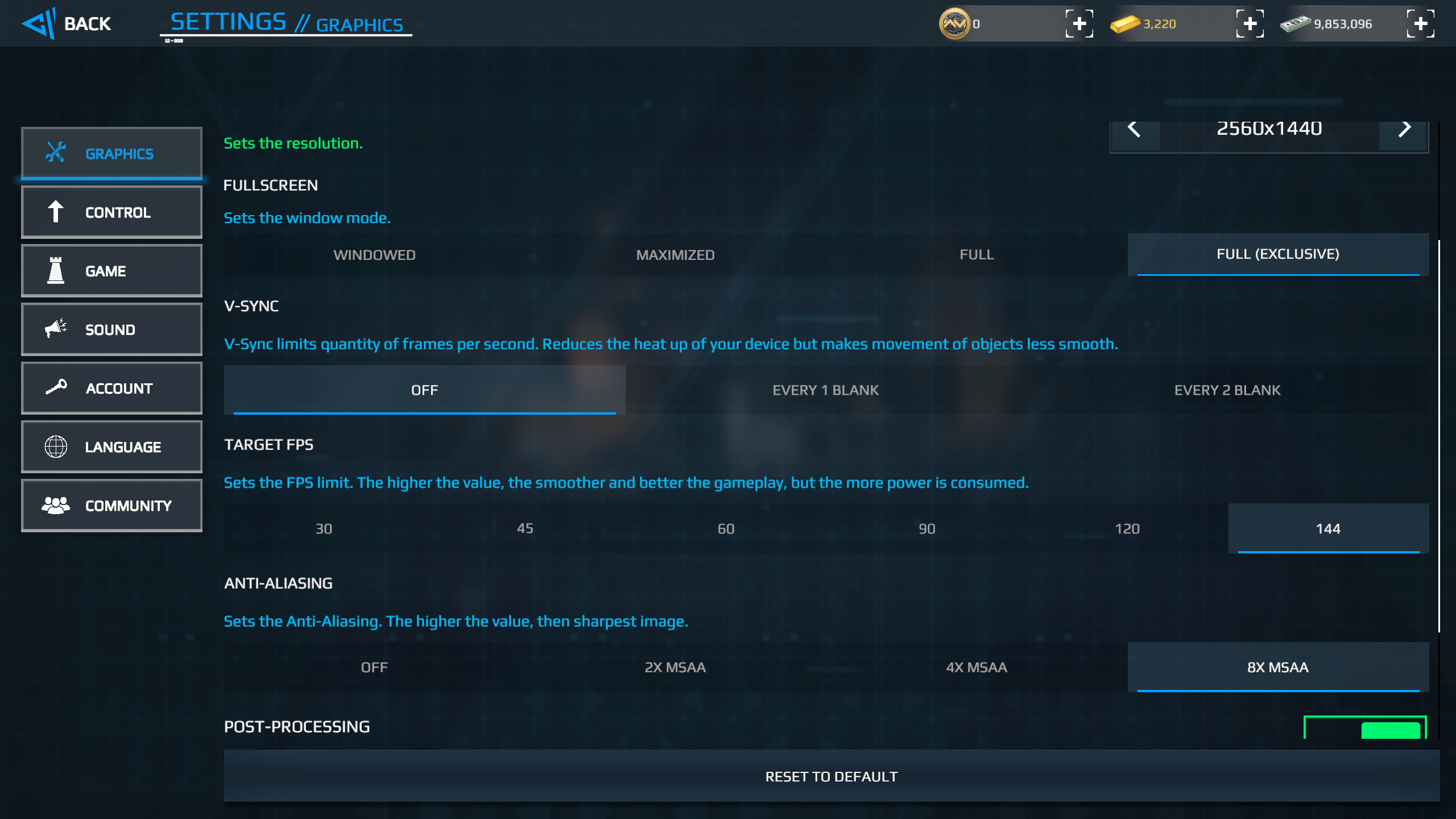What does 1 & 2 Blank mean? and what's MSAA? r/ModernWarships