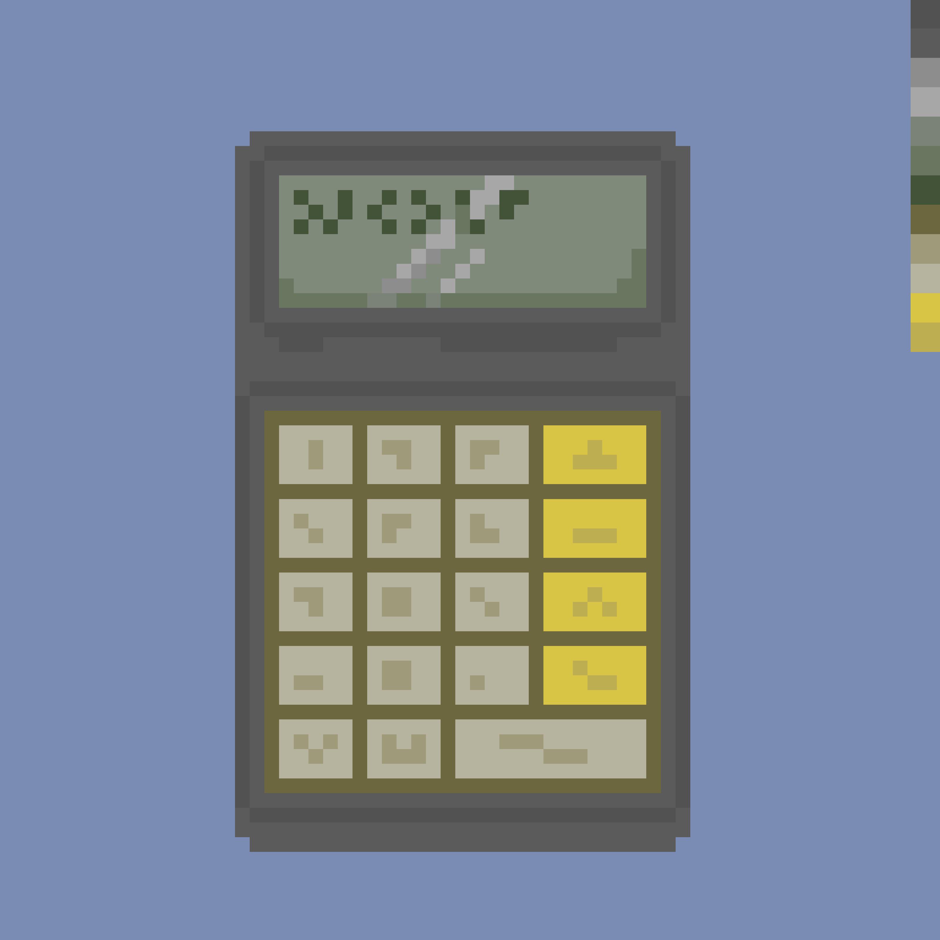 Sinfonia Moschea utente pixel art calculator informazione Incasinato