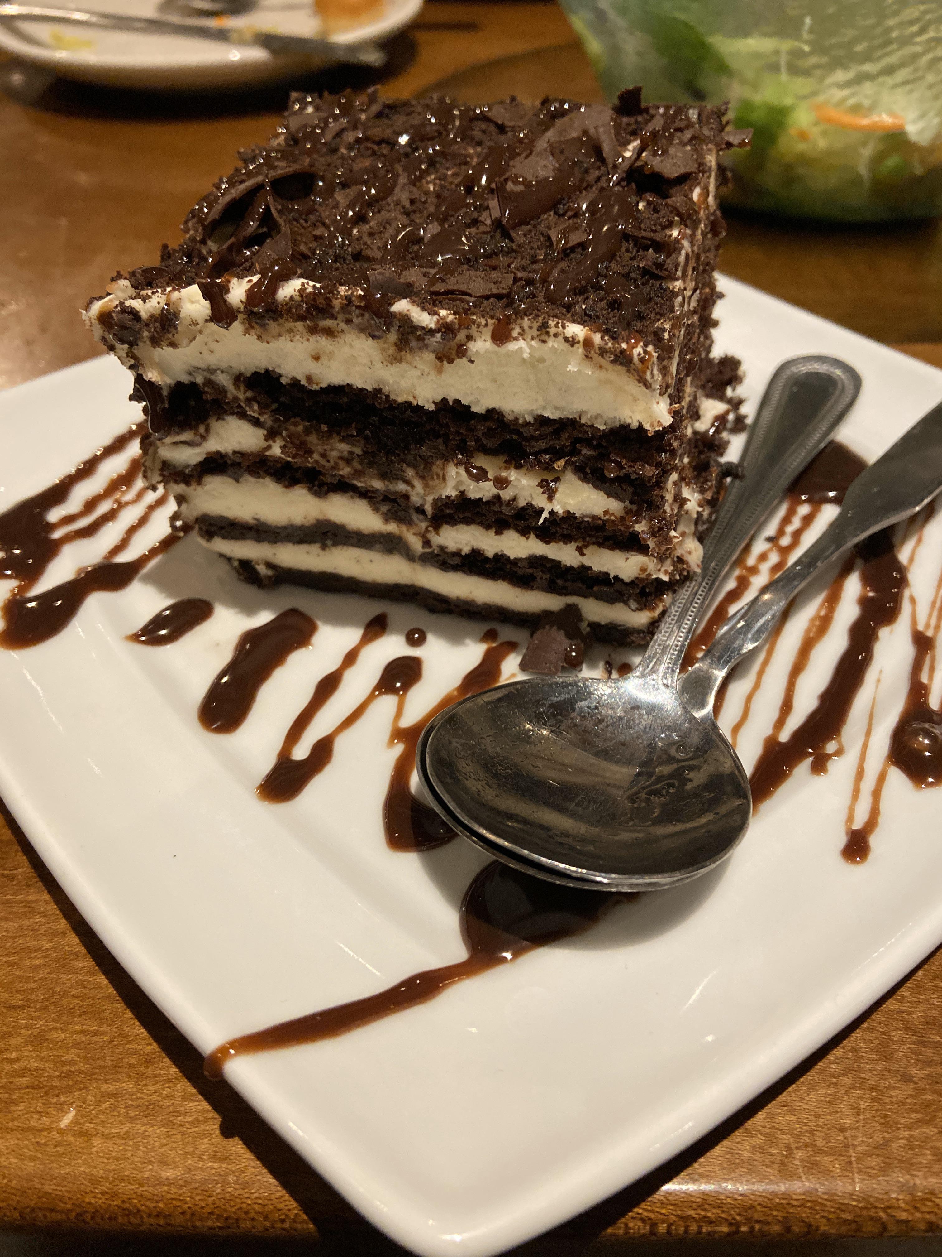 [I ate] chocolate brownie lasagna r/food