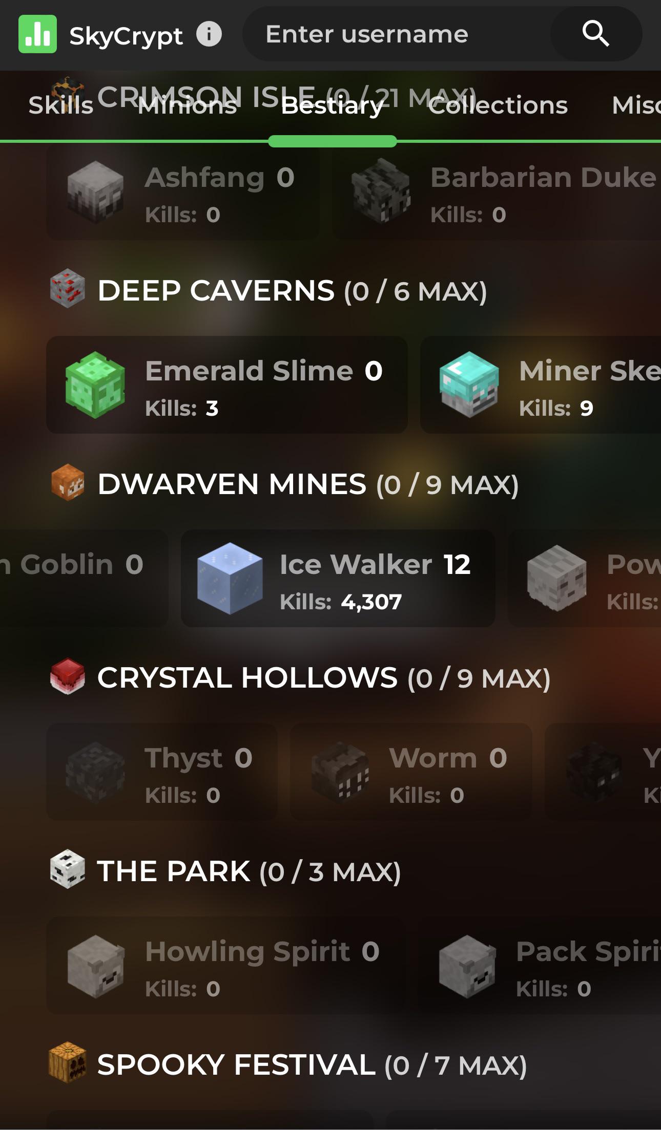 There isnt a prerequisite for the glacite chestplate to drop right? r