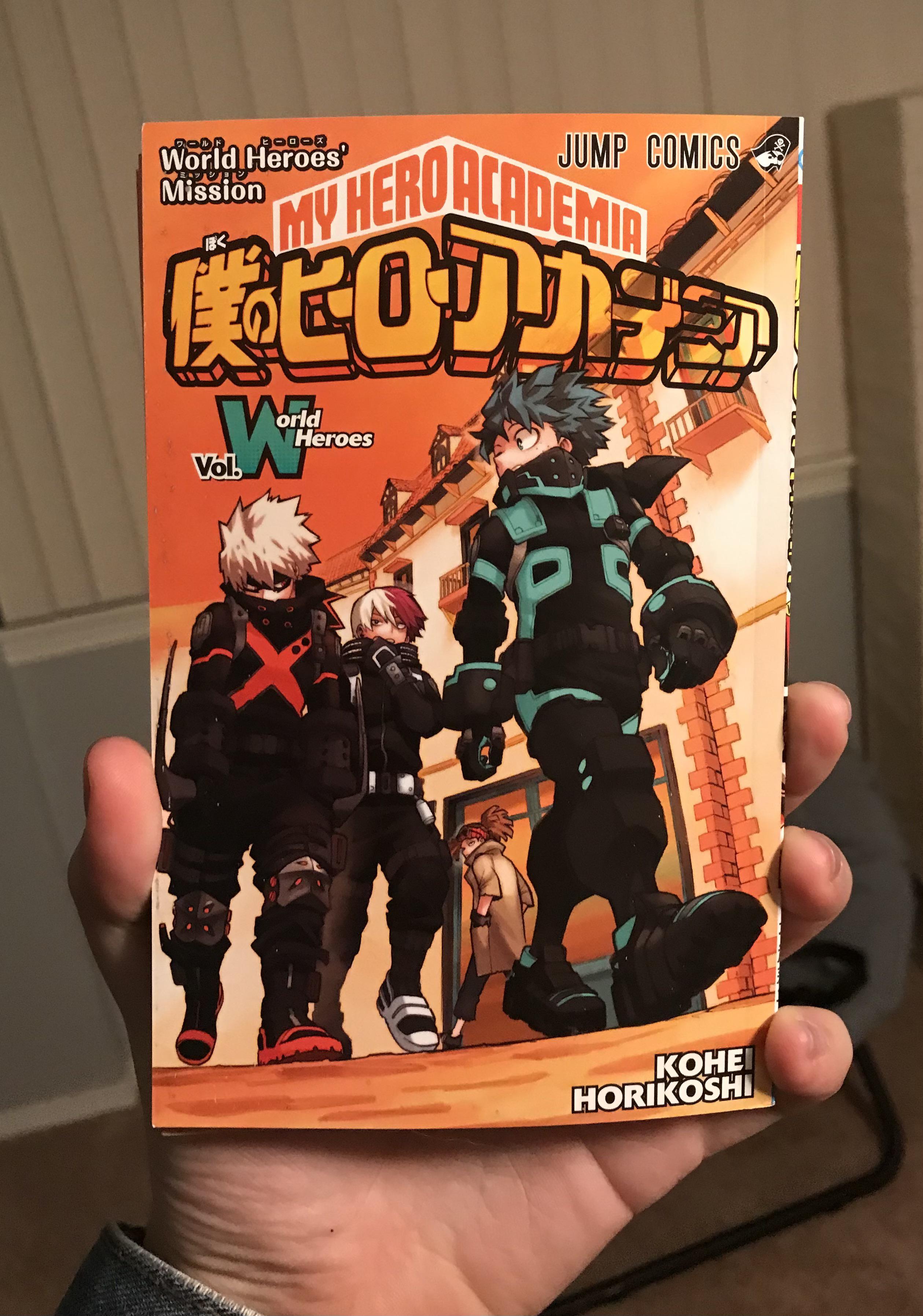 Today I watched the new MHA movie and was really happy that the theater