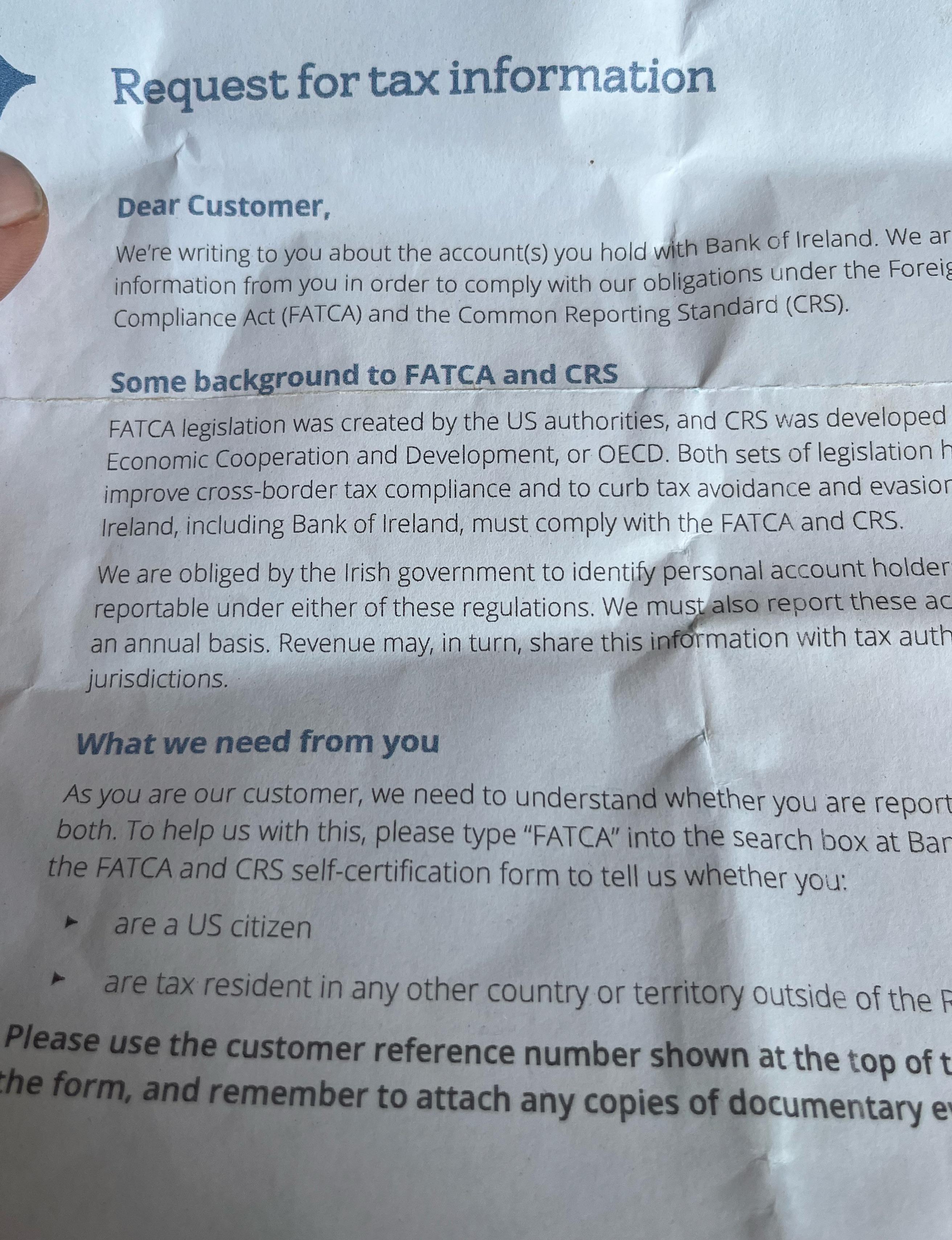 Rep Ireland Bank account holders. r/northernireland