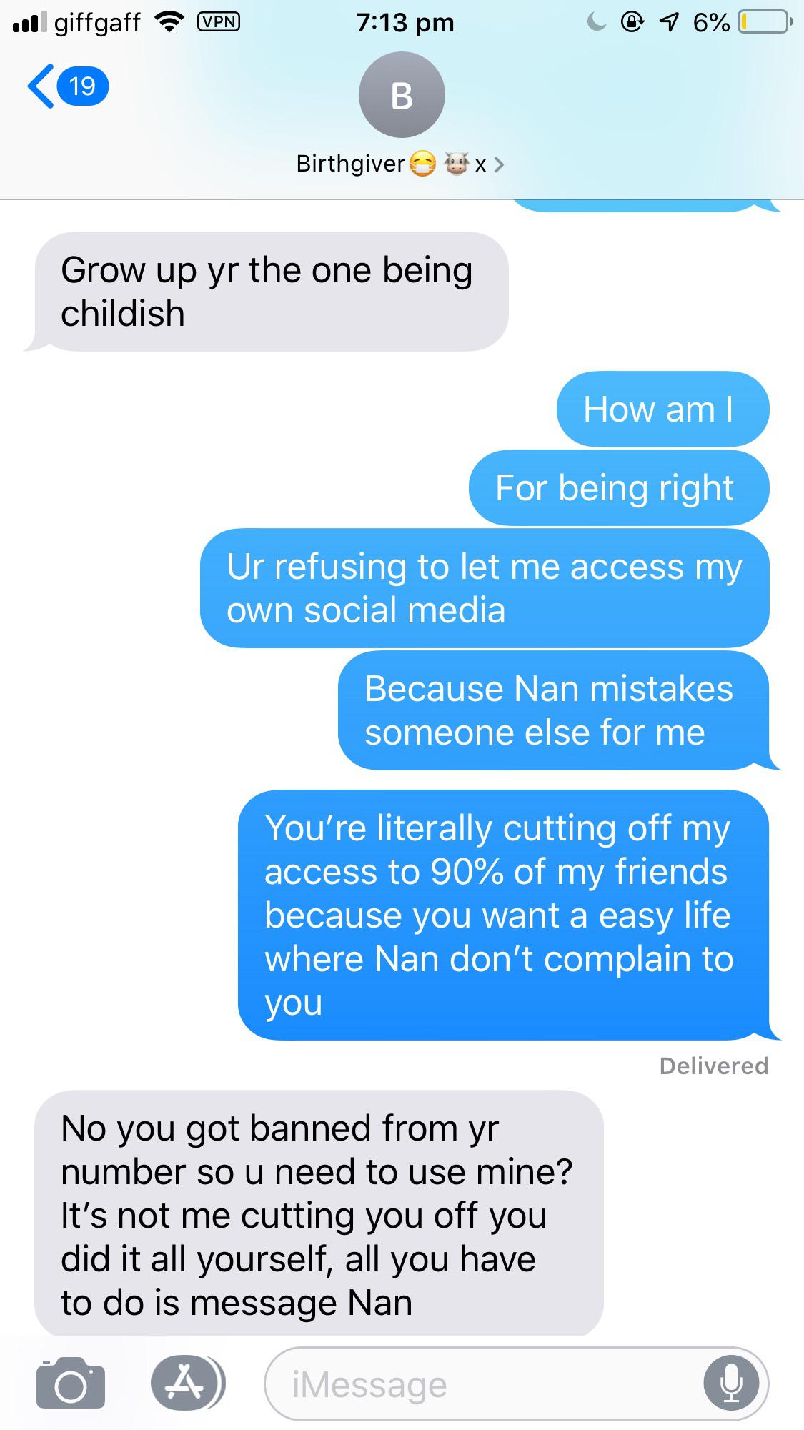 My mum who kicked me out at 17 is refusing to give me the code to access my twitter account