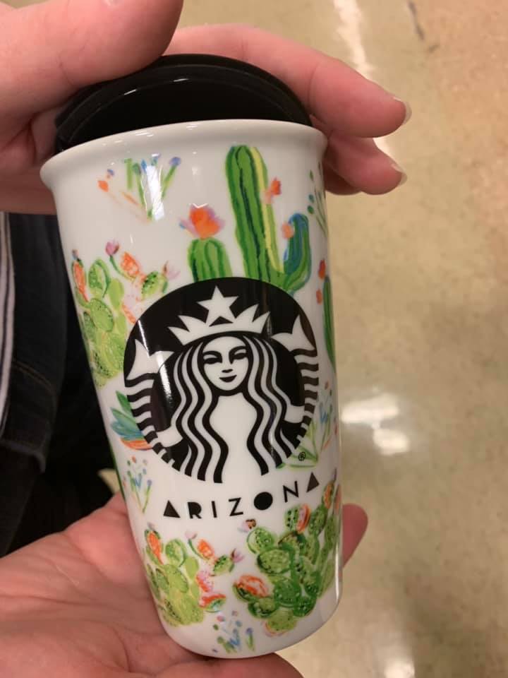 I found this pretty Arizona mug in a grocery store location in Tucson