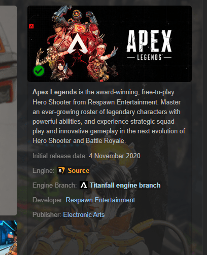 WTF HOW APEX LEGENDS IS A SOURCE GAME??????? : r/SourceEngine