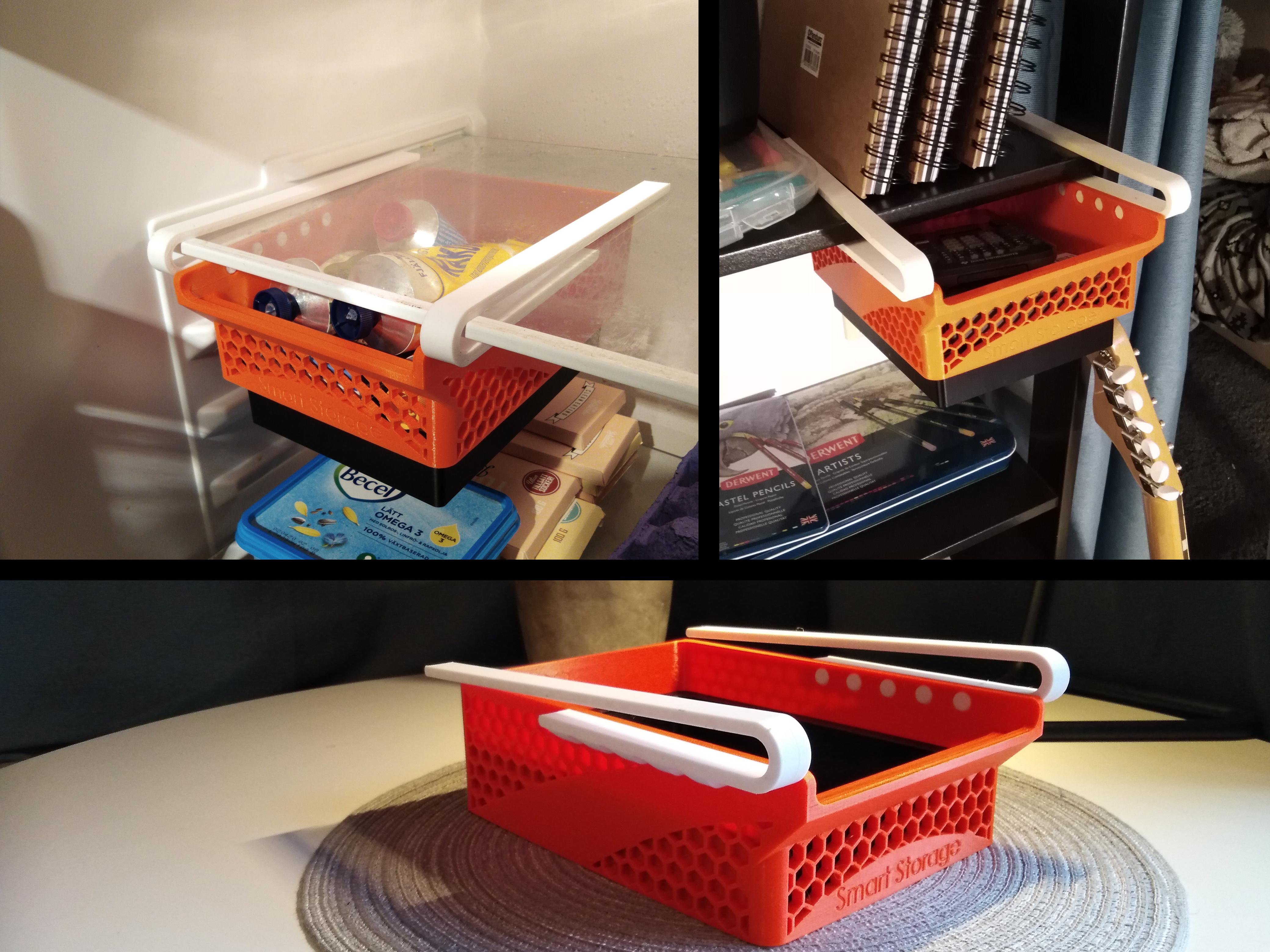 Wanted to test Prusas own PETG. So I designed a slideout basket in