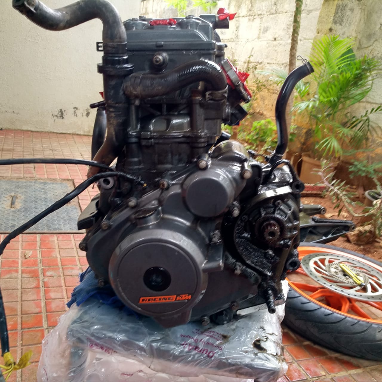 What started with a valve clearance check and replace the corrected