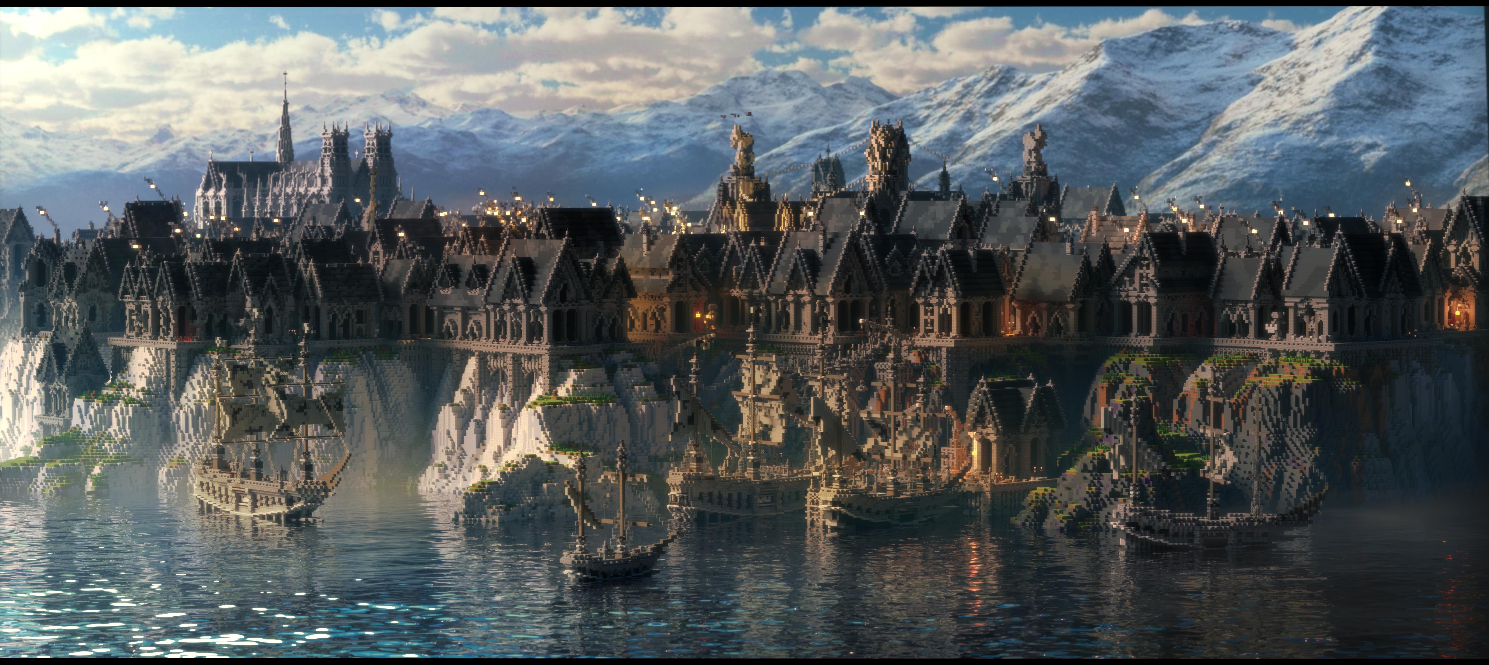 After nearly 3 years of building, this gothic/fantasy Minecraft map is