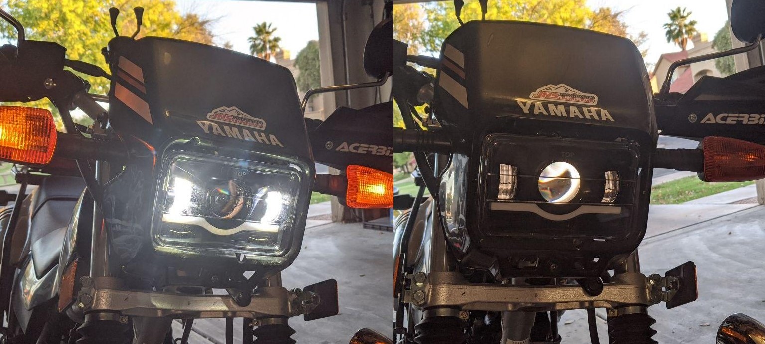 Installed the JNS Engineering headlight kit today r/Yamaha_TW200