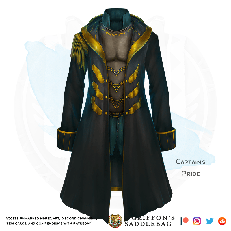 {The Griffon's Saddlebag} Captain's Pride Armor (any light armor) r