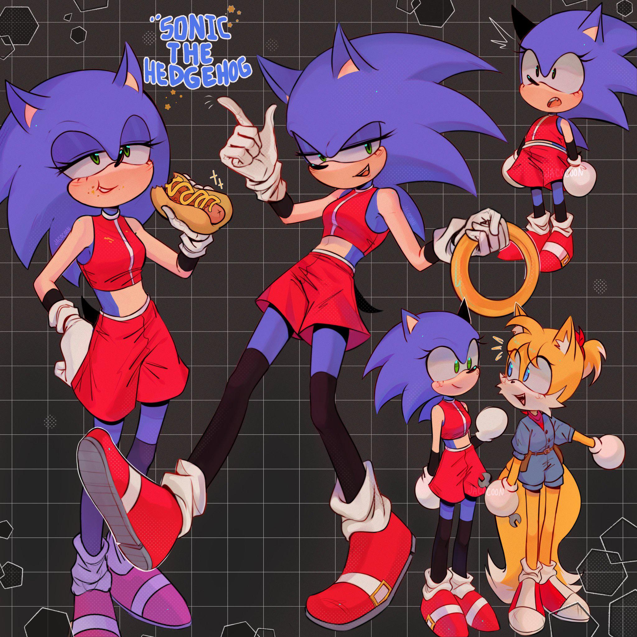 Female Sonic The Hedgehog