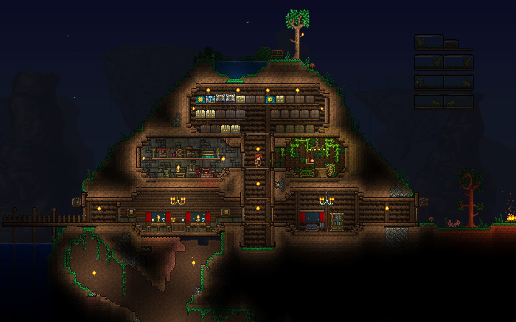 Underground Terraria Base Designs Terraria House Ideas Top 11 Designs