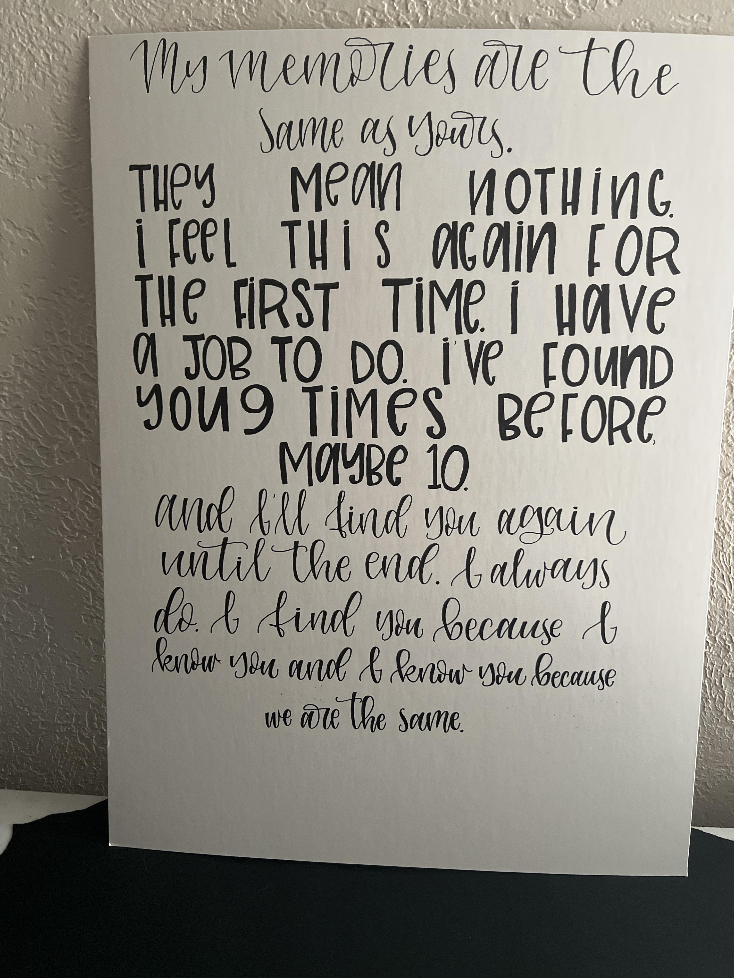 Favorite quote from station eleven. r/StationEleven